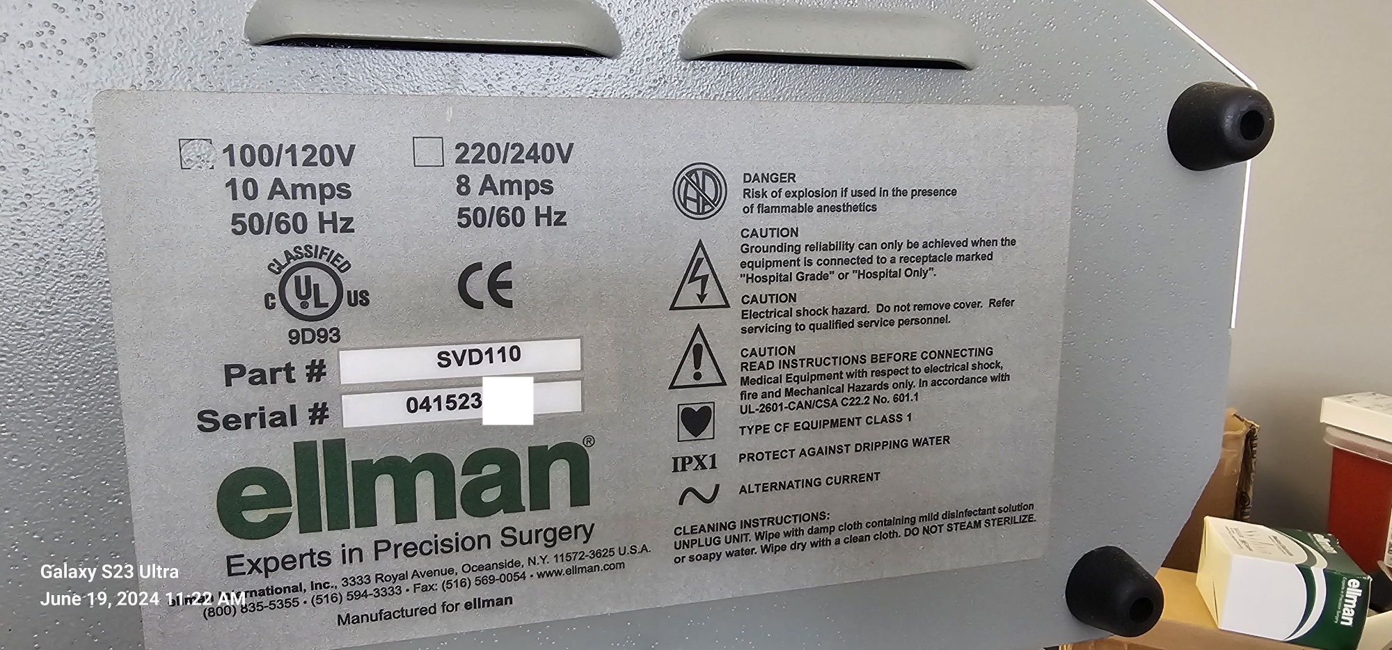 2011 Ellman Cynosure Pelleve S5 - Radio Frequency Surgical Generator - Wrinkle Reduction, Cutting & Coagulation (km/bur)s - Image 40
