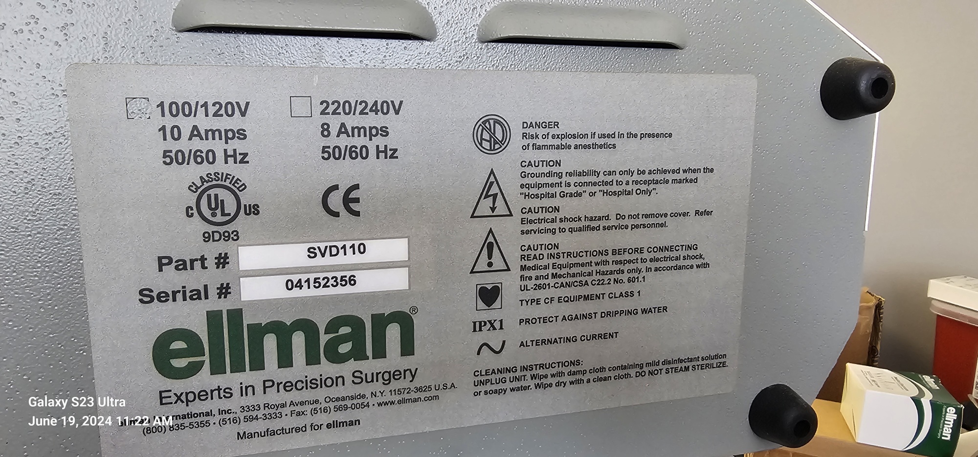 2011 Ellman Cynosure Pelleve S5 - Radio Frequency Surgical Generator - Wrinkle Reduction, Cutting & Coagulation (km/bur)s - Image 23