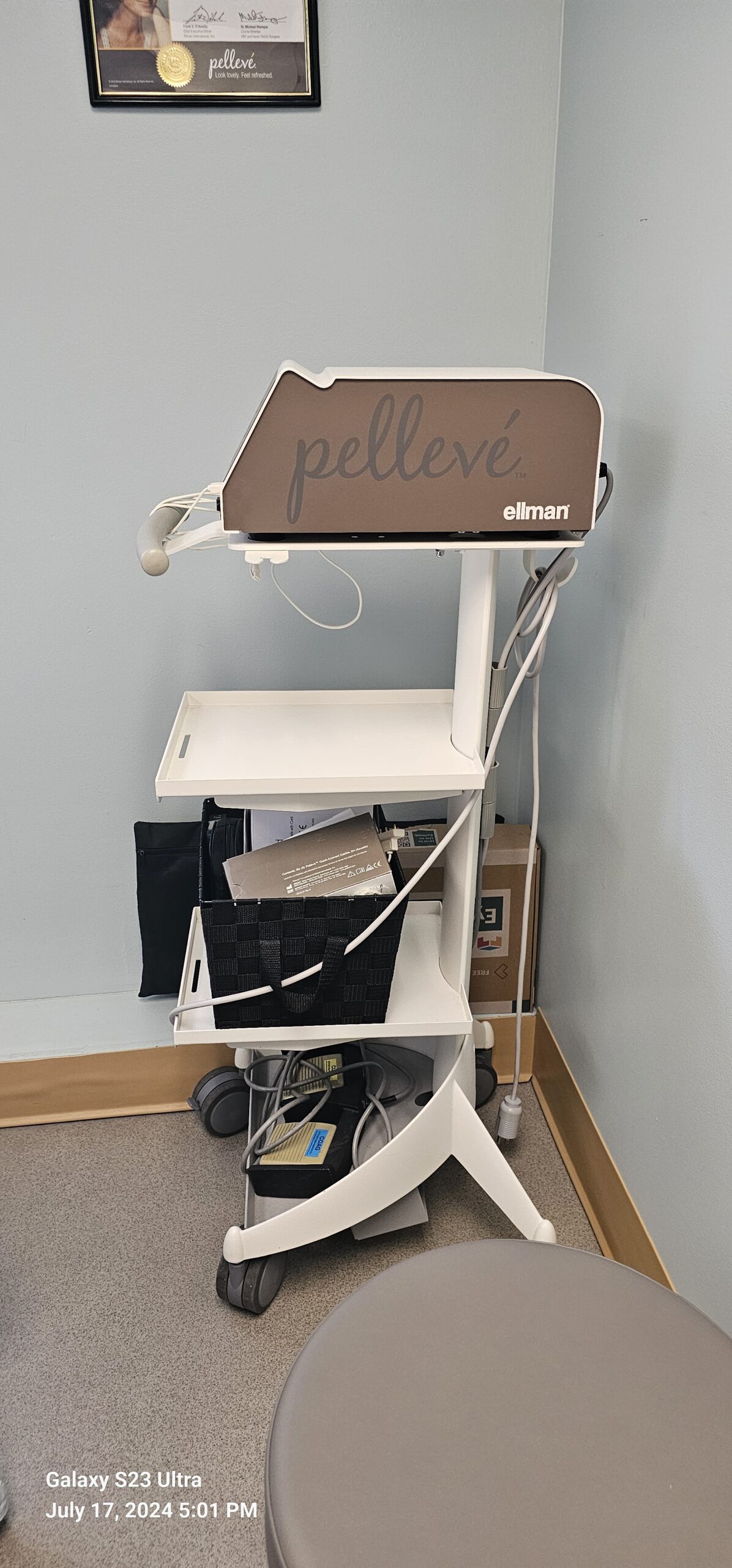 2011 Ellman Cynosure Pelleve S5 - Radio Frequency Surgical Generator - Wrinkle Reduction, Cutting & Coagulation (km/bur)s - Image 3