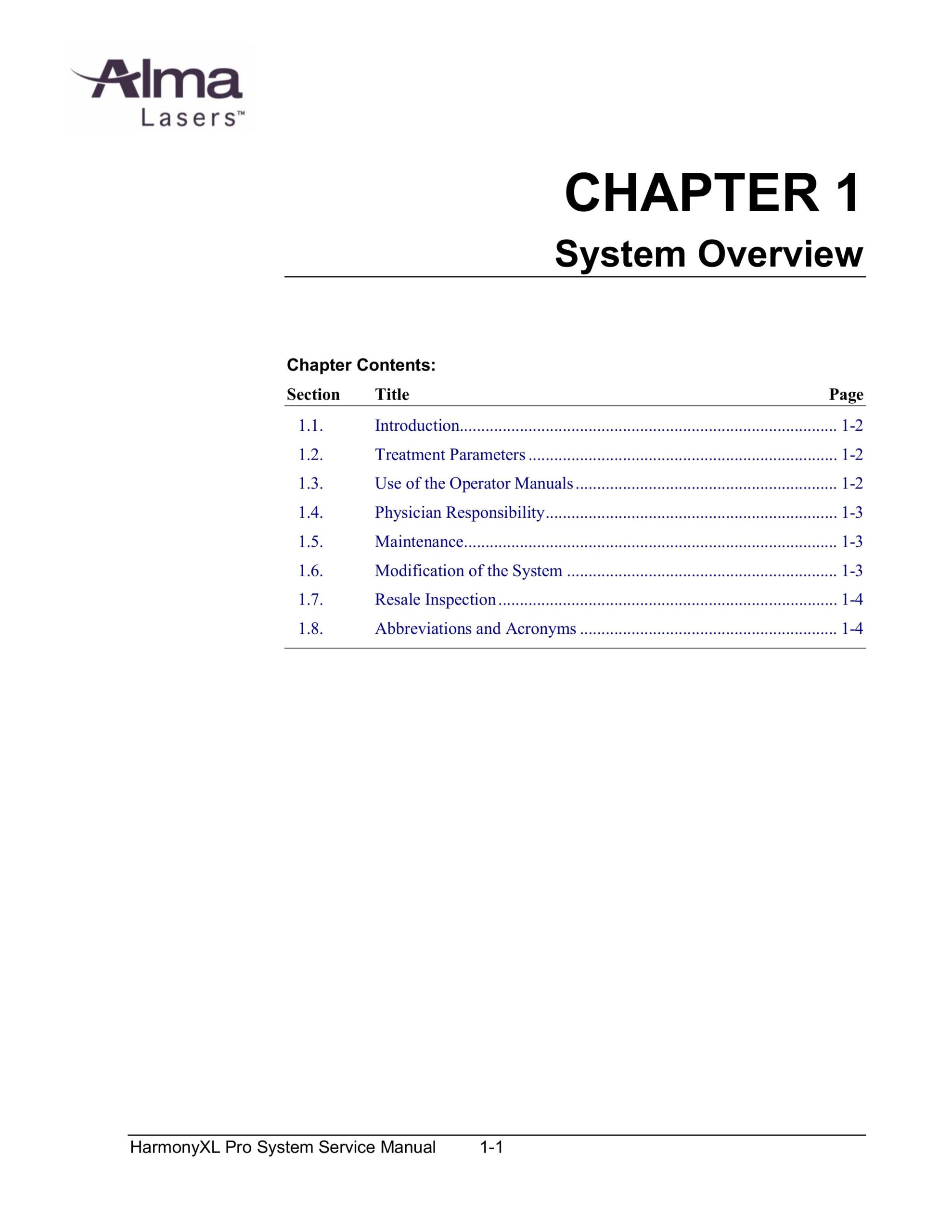 Alma Harmony XL Pro Service Manual - PDF Download - Image 2