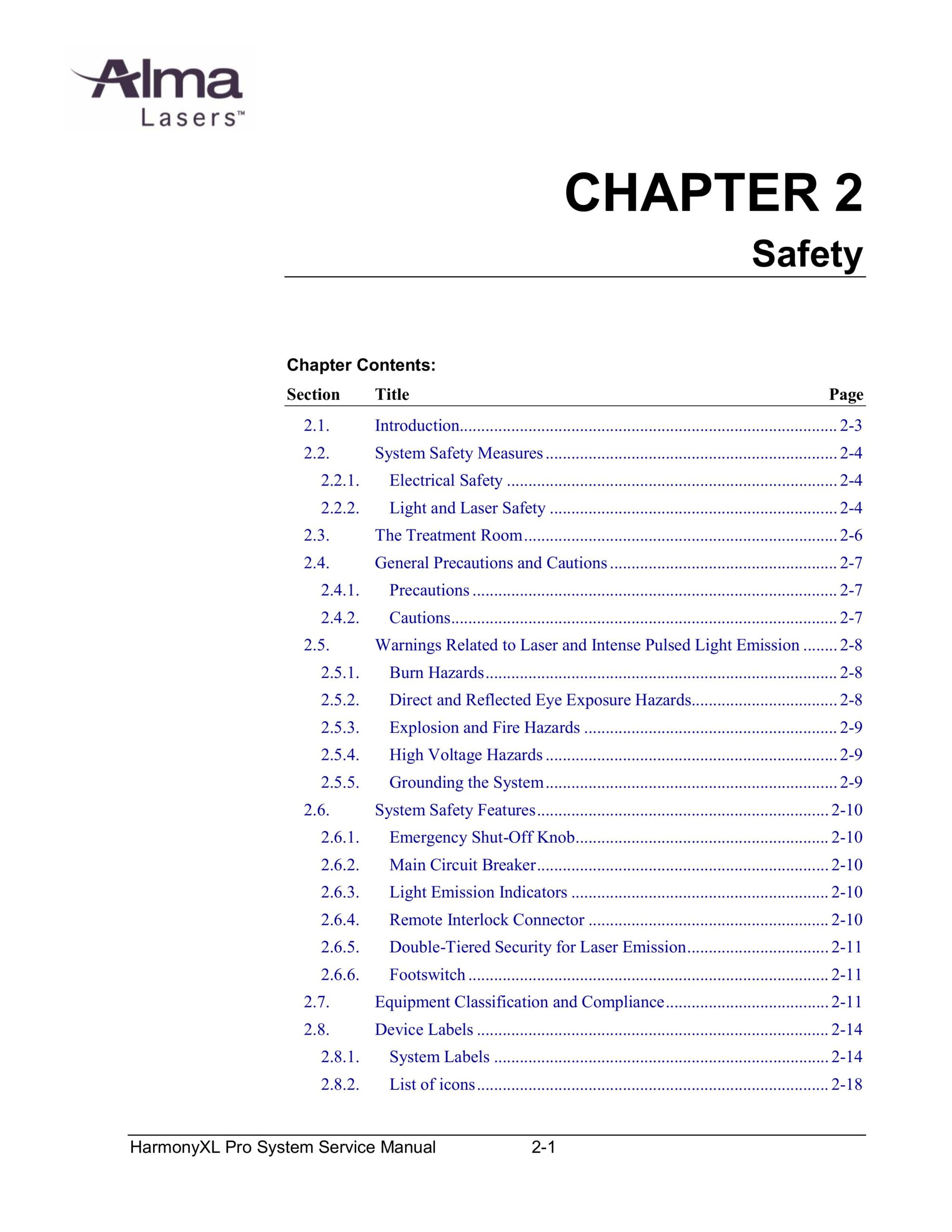 Alma Harmony XL Pro Service Manual - PDF Download - Image 3