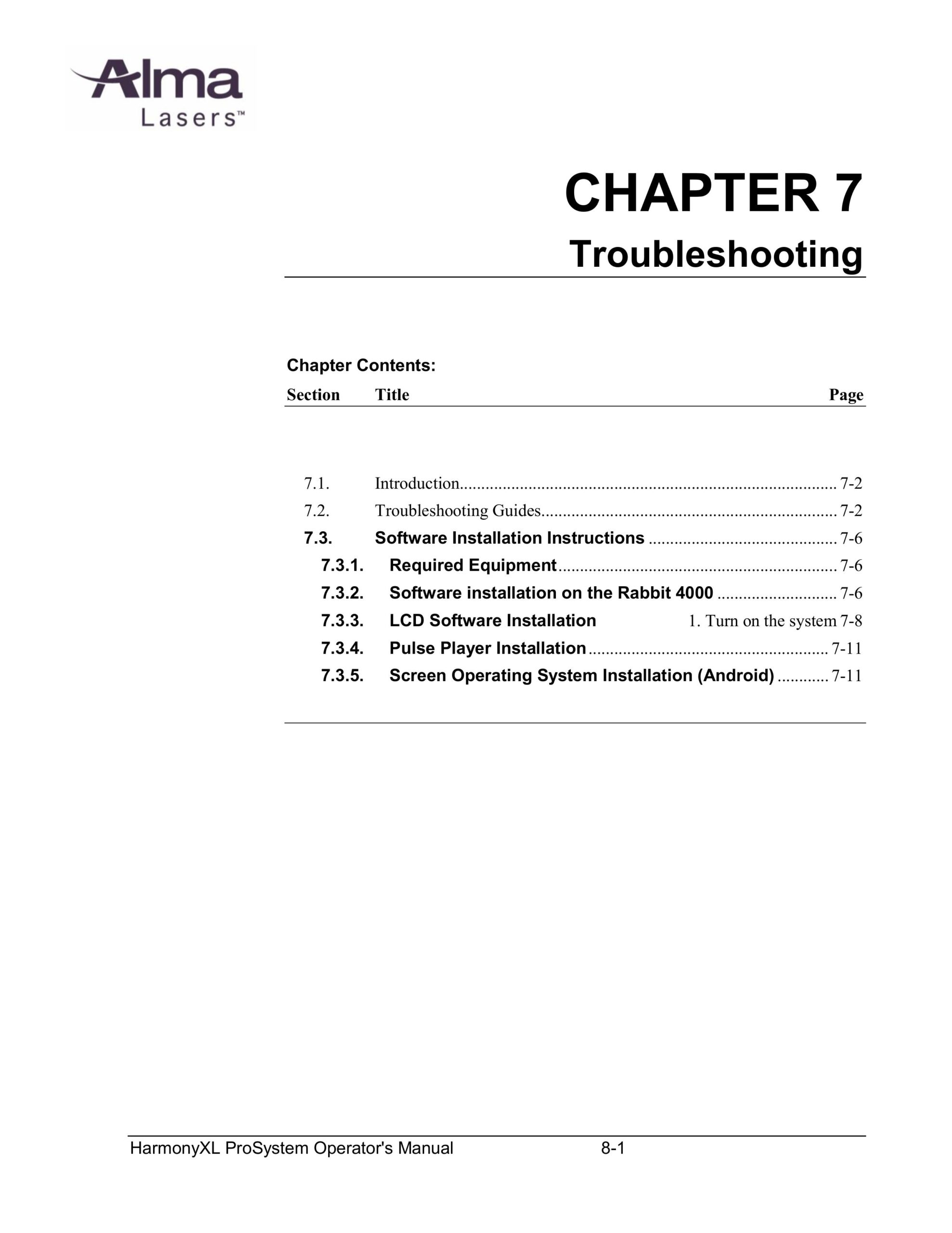 Alma Harmony XL Pro Service Manual - PDF Download - Image 10