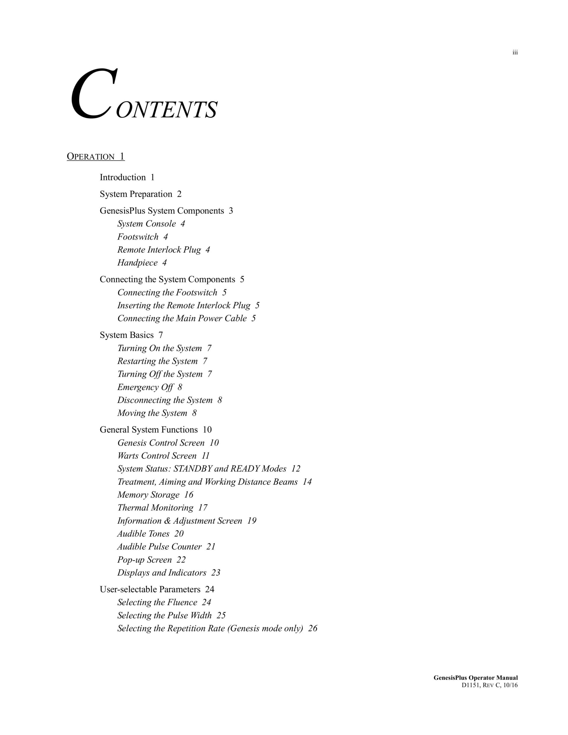 Cutera Genesis Plus User Manual - PDF Download - Image 2