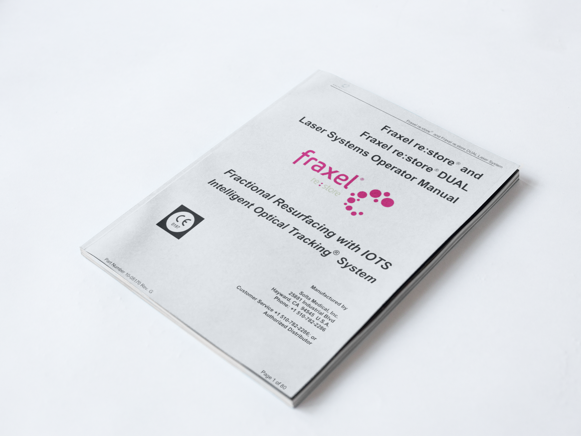 Fraxel Re Store Dual Wavelength User Manual