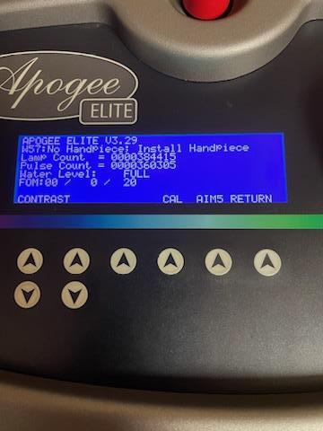 2006 Cynosure Apogee Elite ELMD Alex 755nm & Yag 1064nm - CERTIFIED TO BE FULLY FUNCTIONAL - VERY LOW PULSE COUNTS - Includes Cynosure SYNERCOOL CHILLER - Hair Removal, Vein, Pigment, & Skin Rejuvenation - Includes Free Shipping & Warranty (km/rus)s - Image 8