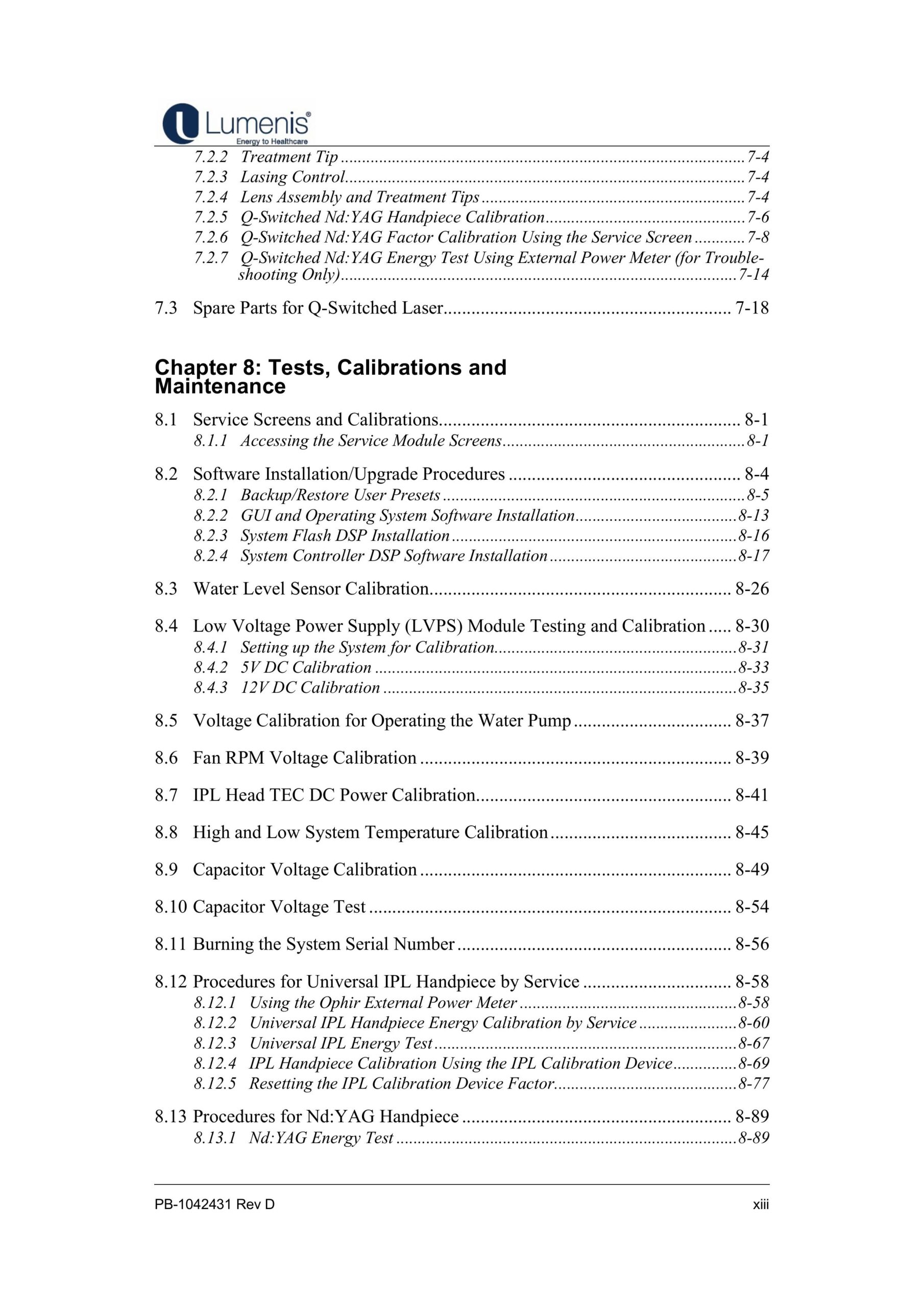 Lumenis M22 Service Manual - PDF Download - Image 8
