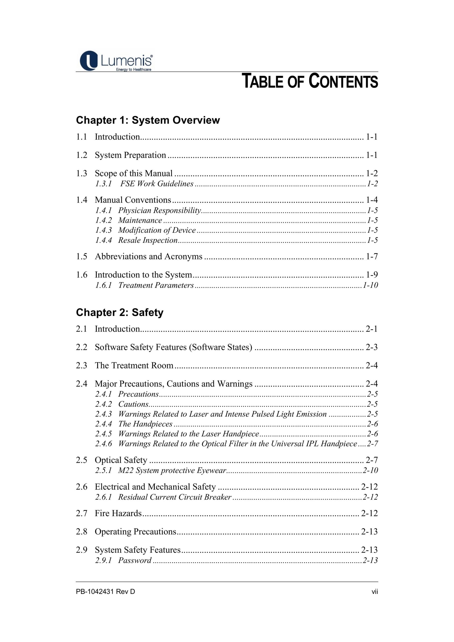 Lumenis M22 Service Manual - PDF Download - Image 2