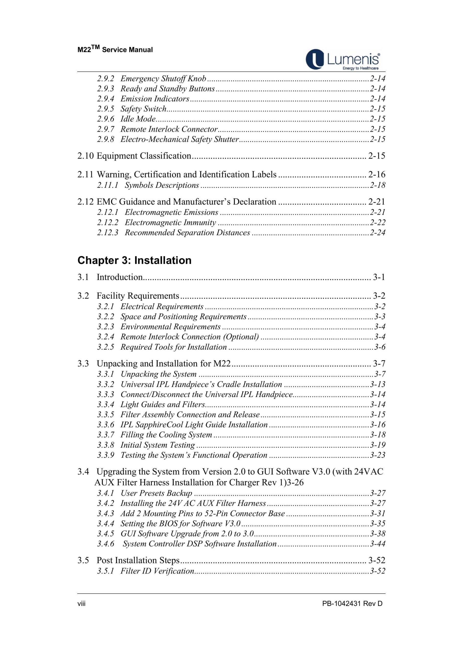 Lumenis M22 Service Manual - PDF Download - Image 3