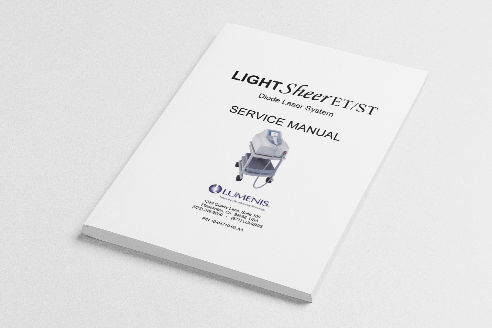 Lumenis Lightsheer ET ST Service Manual - PDF Download