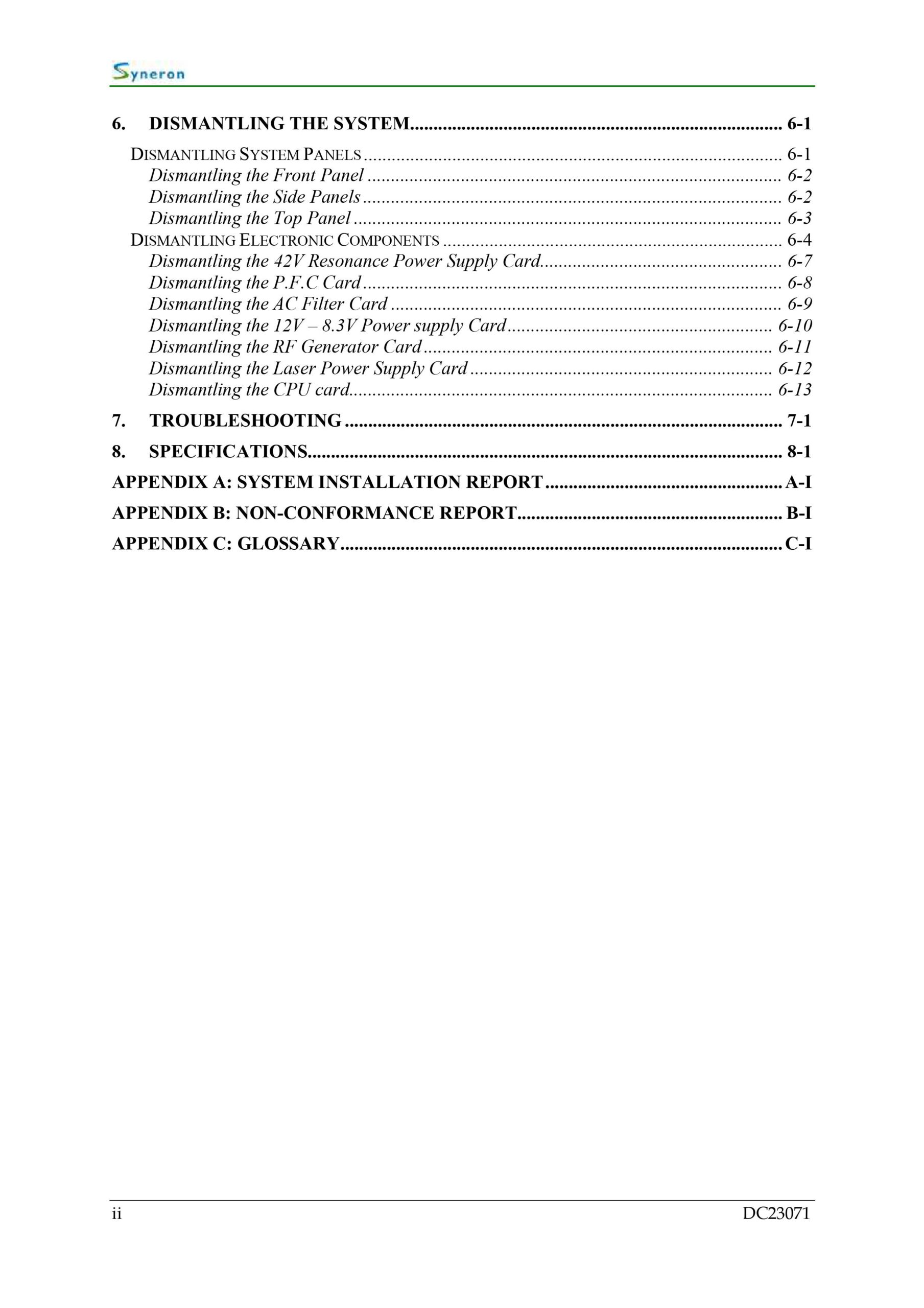Syneron Comet Service Manual - PDF Download - Image 3