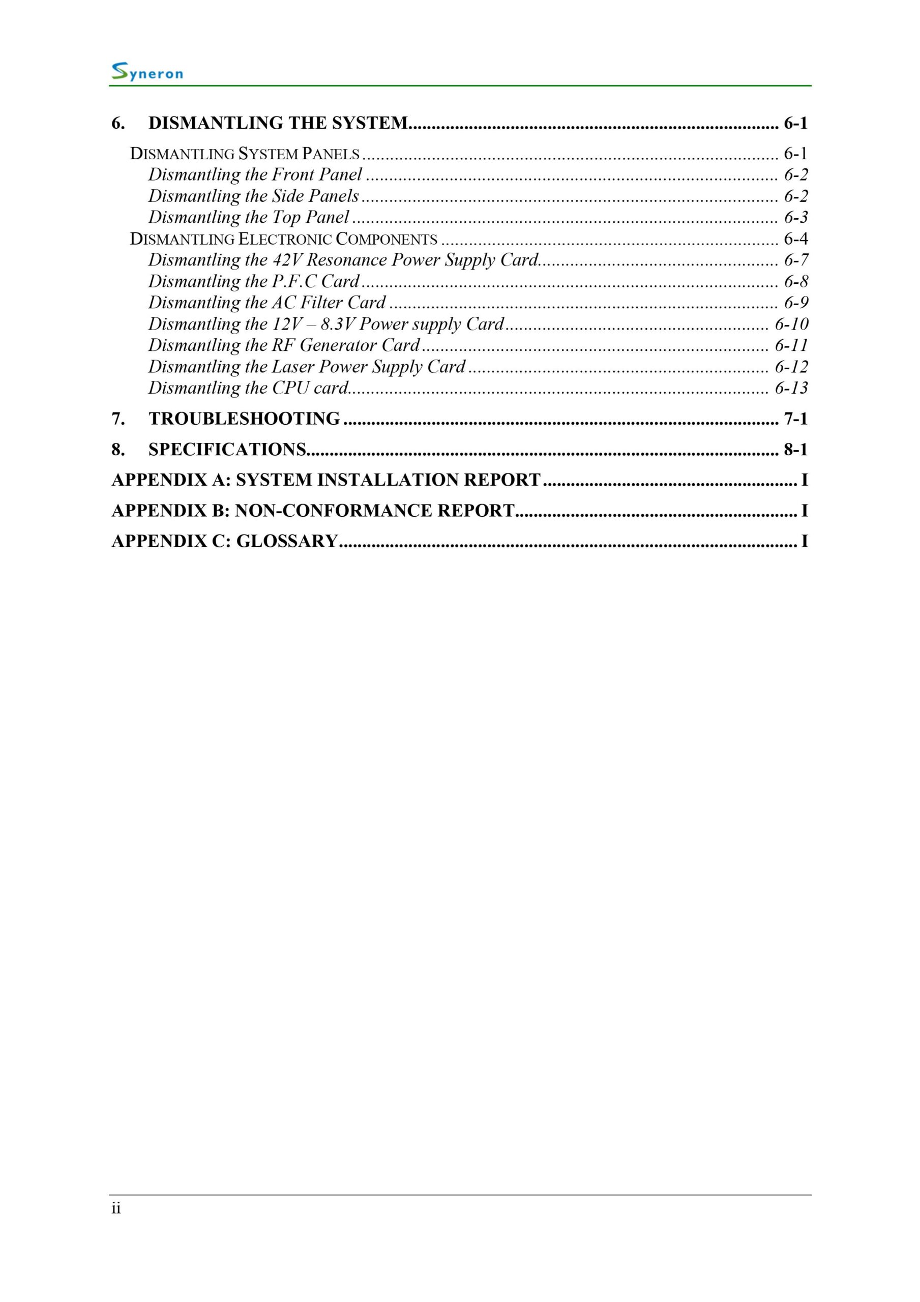 Syneron eLaser Service Manual - PDF Download - Image 3