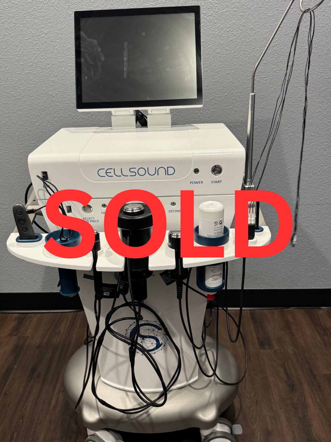 2023 Cellsound Aesthetics BRH-A2 with Photo Fact Center - Ultrasound and Electrostimulation Ulcer, Wound Healing & Skin Tightening - Includes $1,250 worth of Electrode Transducers - INCLUDES CONSUMABLES PURCHASING SUPPORT - Free Shipping & Warranty (km/poc)x
