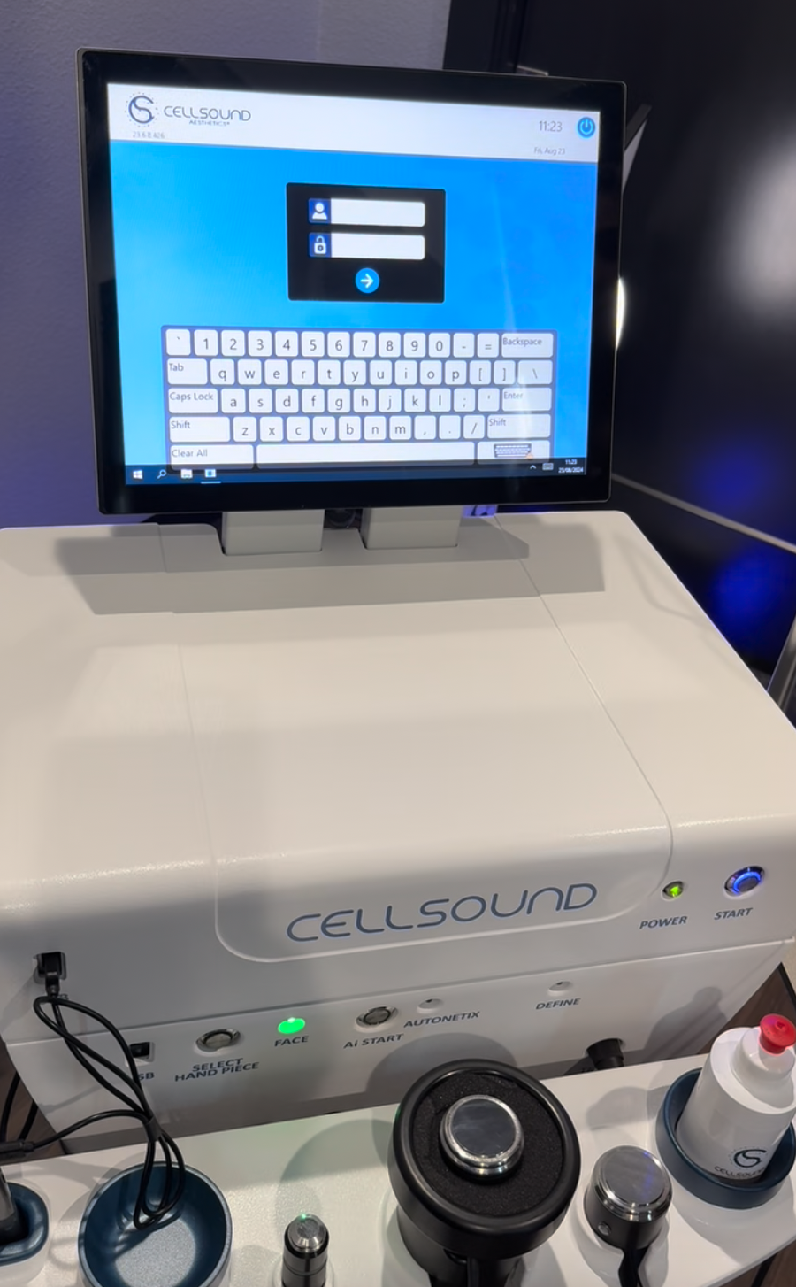 2023 Cellsound Aesthetics BRH-A2 with Photo Fact Center - Ultrasound and Electrostimulation Ulcer, Wound Healing & Skin Tightening - Includes $1,250 worth of Electrode Transducers - INCLUDES CONSUMABLES PURCHASING SUPPORT - Free Shipping & Warranty (km/poc)x - Image 8