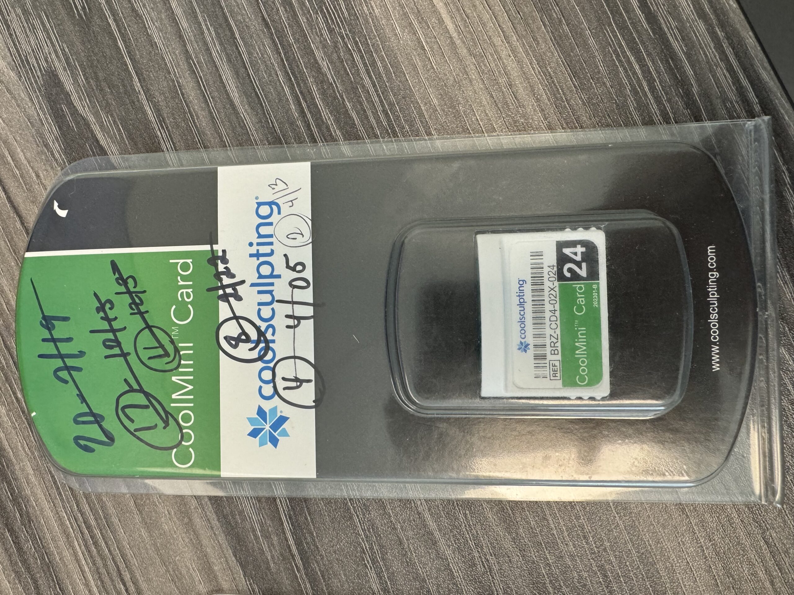 (4) Cycles CoolMini CoolCard for Zeltiq Coolsculpting