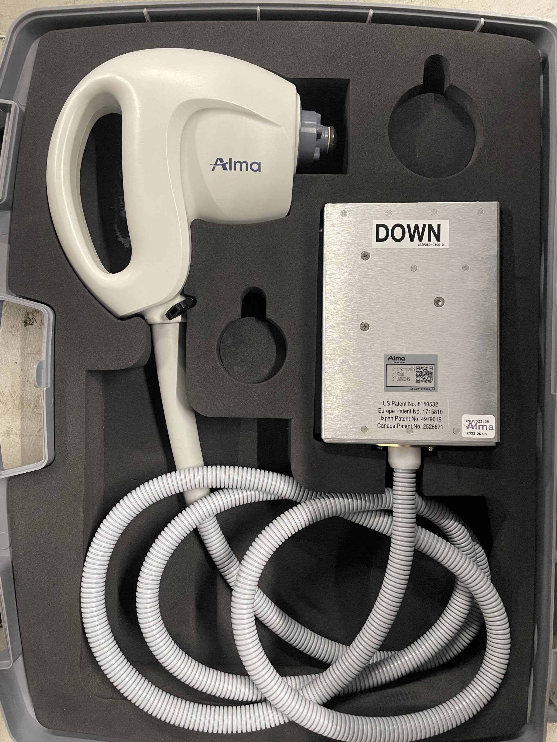 2022 Alma Accent Prime - with (4) Handpieces - (2) Ultrasound Handpieces - Ultraspeed & MiniSpeed Handpieces, & (2) Unipolar Radio Frequency Handpieces - Unilarge & Unibody Handpiece - Free Shipping and Warranty (hm/af) - Image 4