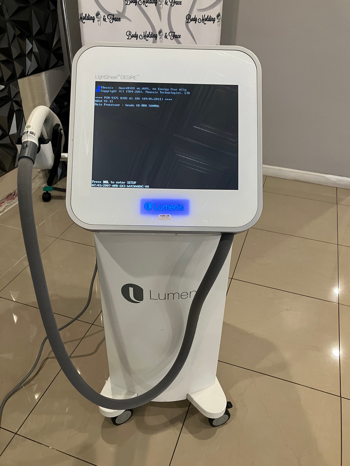 2017 Lumenis Lightsheer Desire with HS & XC Handpieces - 805nm Diode - For All Skin Types - Hair Removal, Pigment, Vein, Wrinkles - LOW PULSES - Free Shipping & 90 Day Warranty (km/jg-vw)s - Image 6
