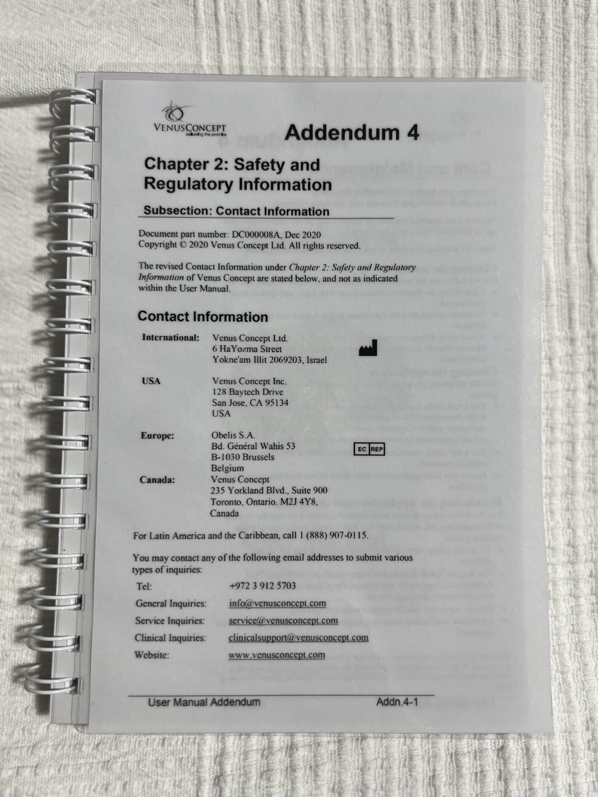 Epileve system paperwork and specifications pages