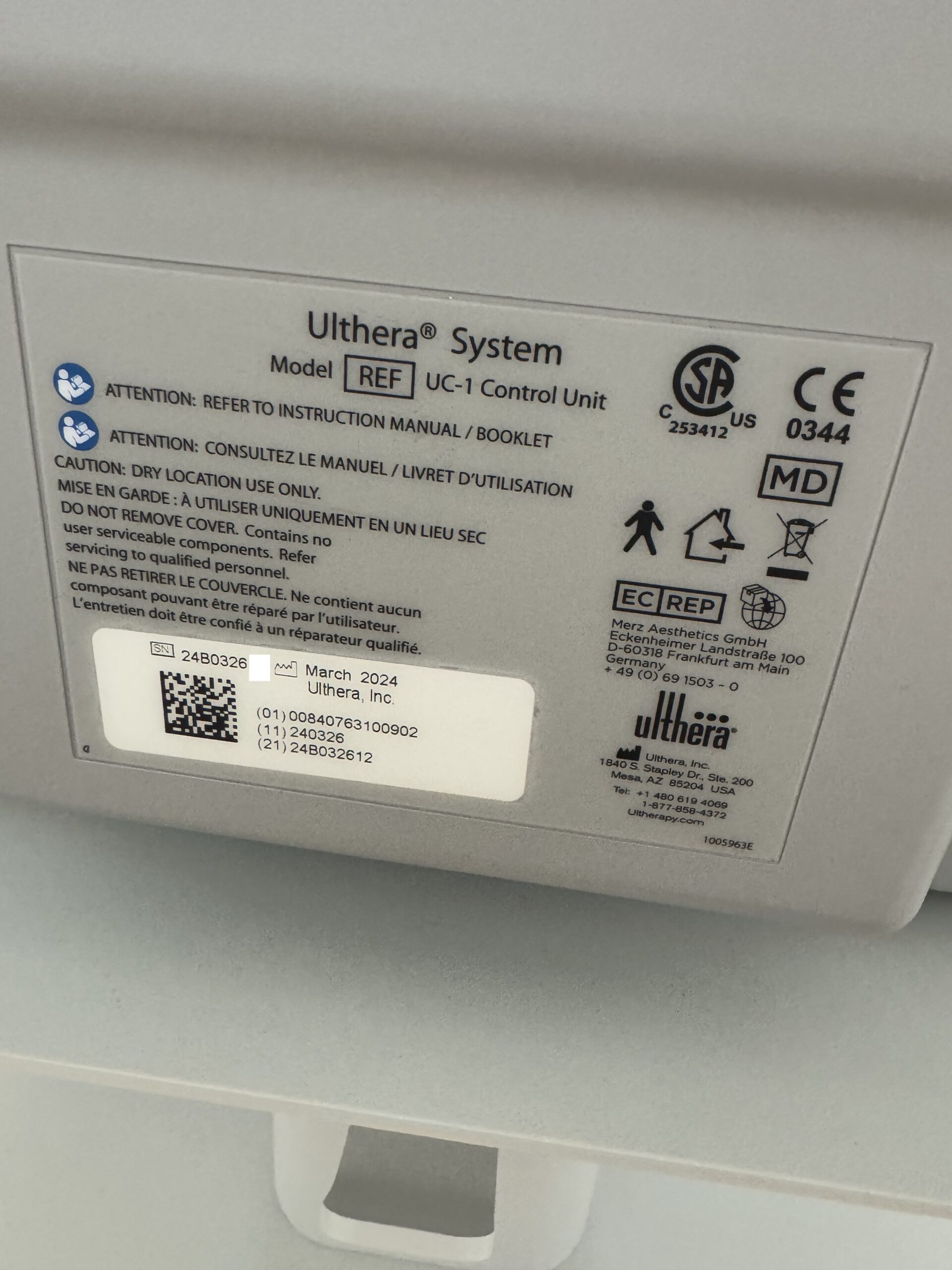 2024 Merz Ulthera Ultherapy Ultrasound Skin Tightening System - with 2024 UH-2 DeepSee Handpiece - PERFECT CONDITION - ONLY USED 10x - Free Shipping & Warranty (km/tan)s - Image 17