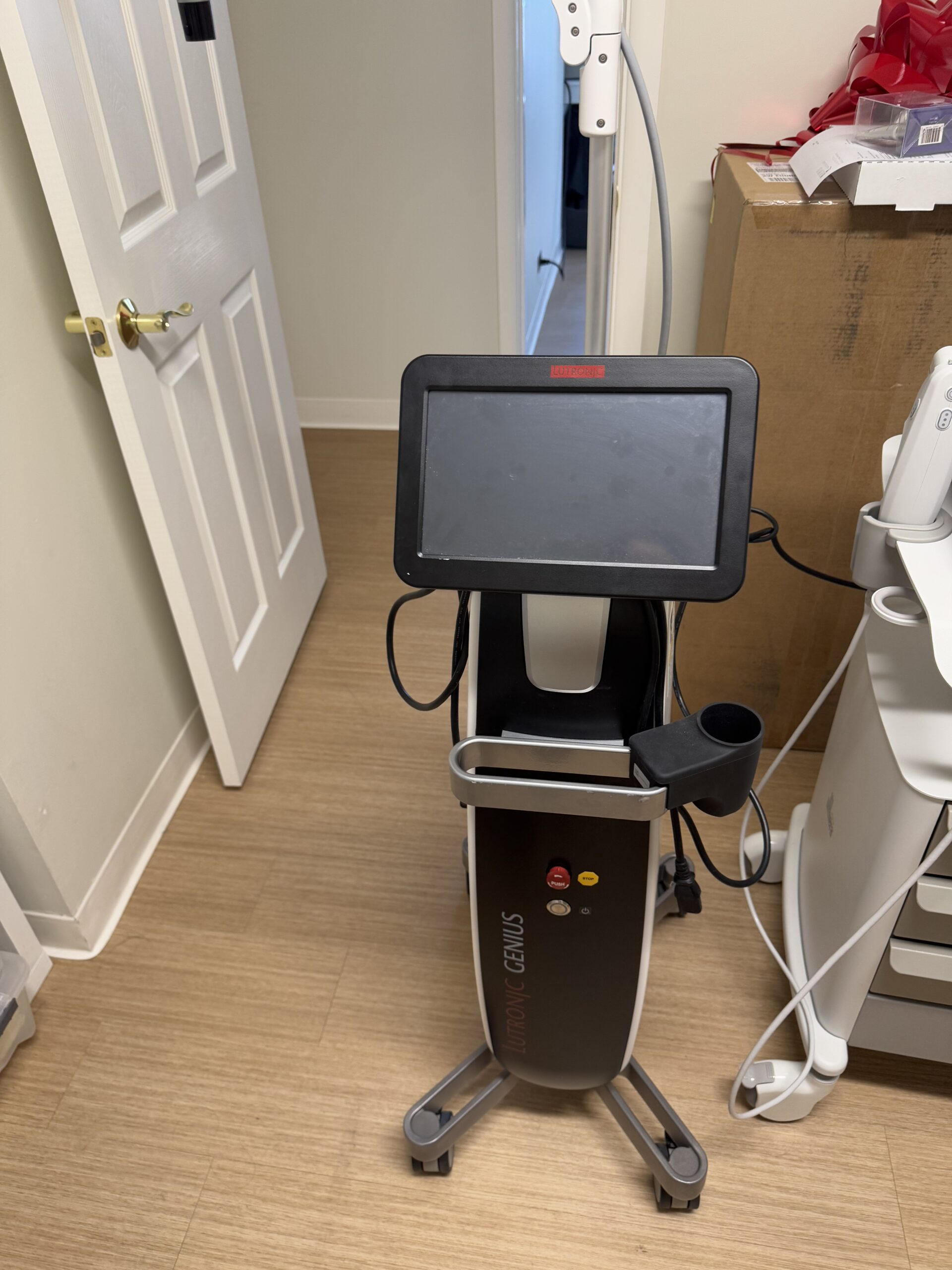 Lutronic Genius RF microneedling device front view