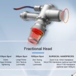 Fractional laser handpiece attachment close-up