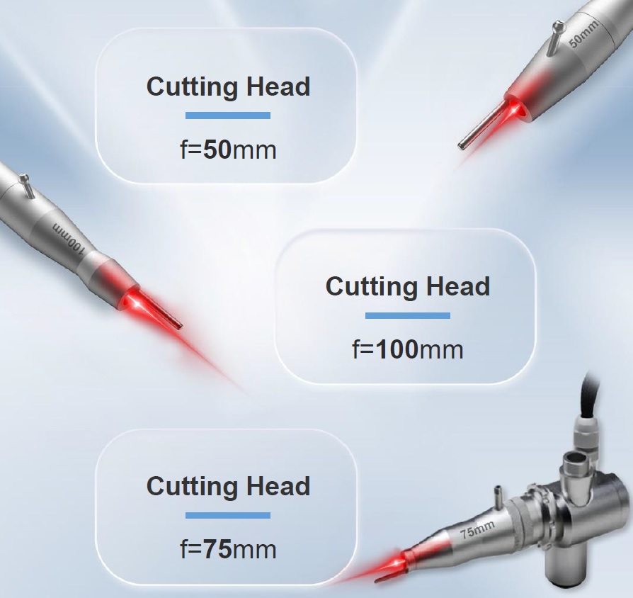CO2 laser cutting head attachments detail