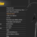 CO2 laser technical specifications list display