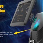 CO2 laser control screen interface panel