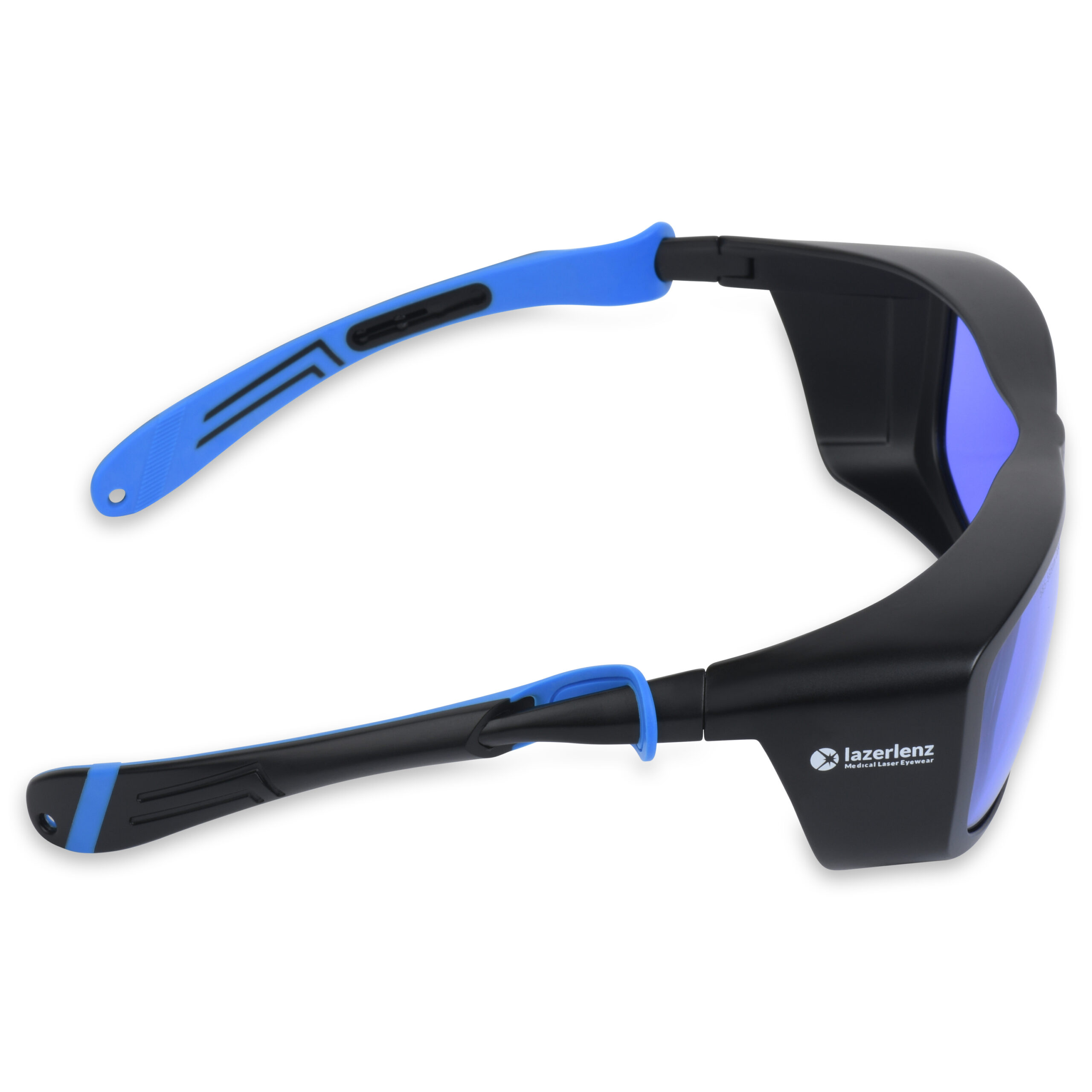 Lazerlenz Premium Laser Goggles 585 – 595 nm Pulsed Dye Medical Laser Safety Eyewear Fit side view