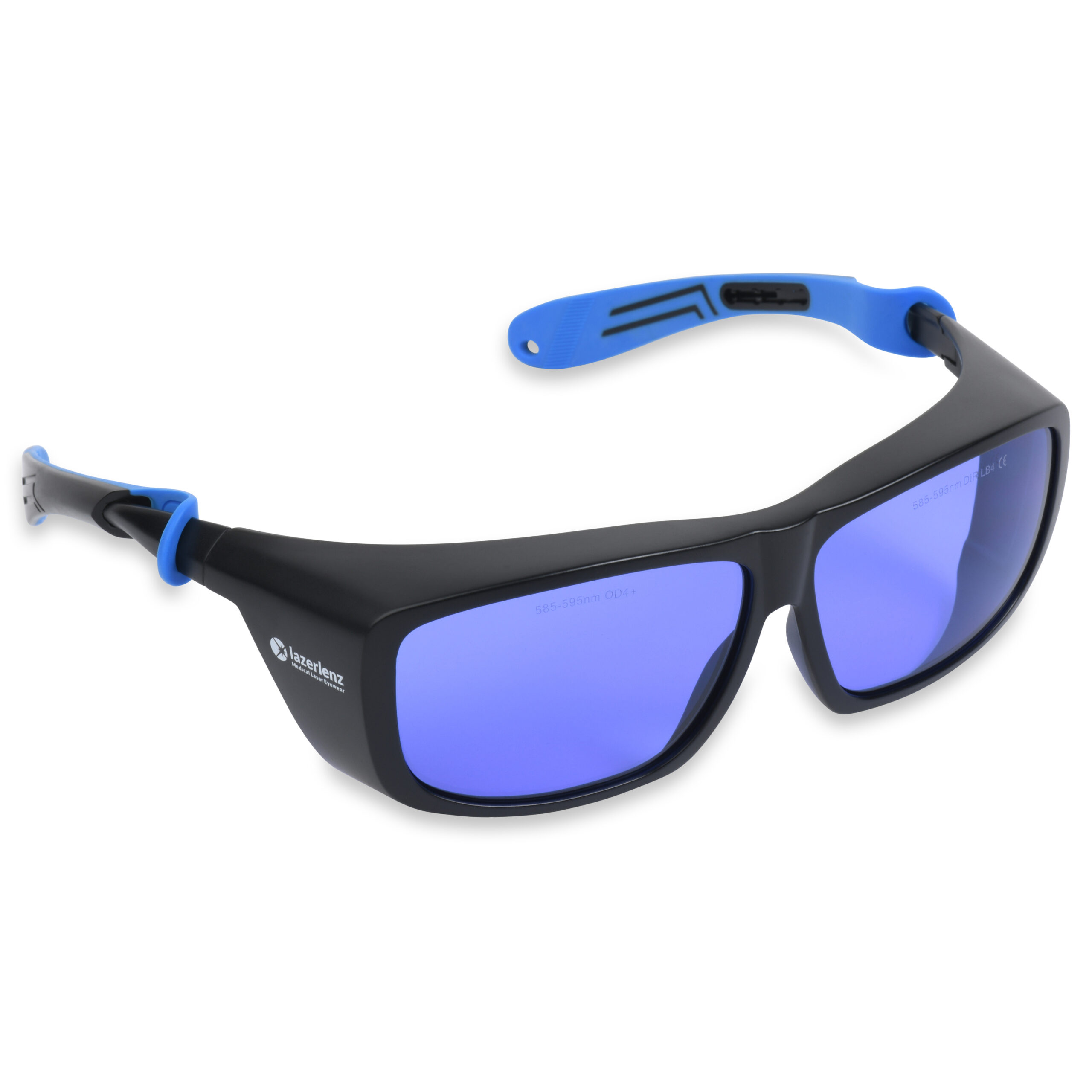 LazerLenz VBeam compatible protective goggles full front view