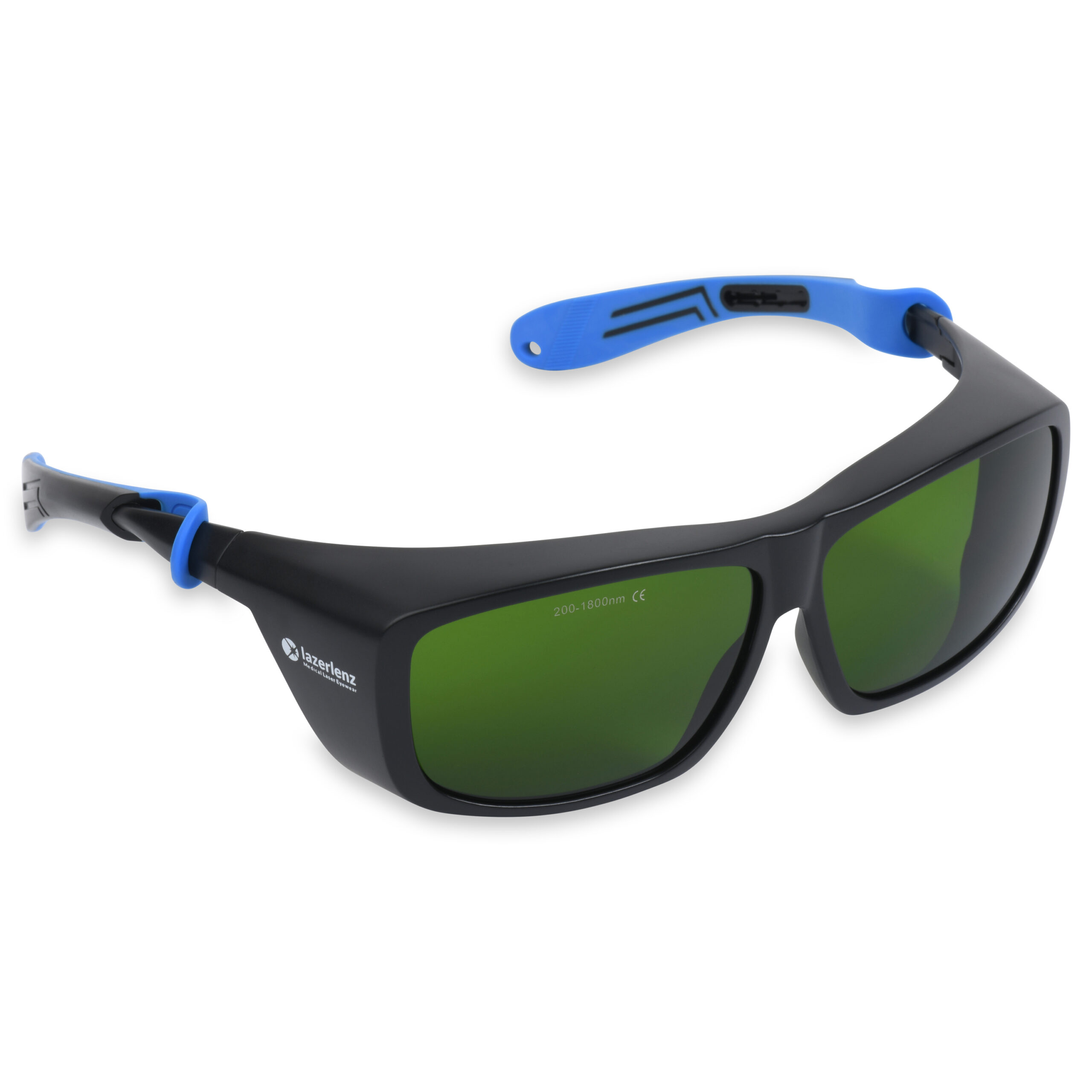 LazerLenz IPL protective goggles angled front view