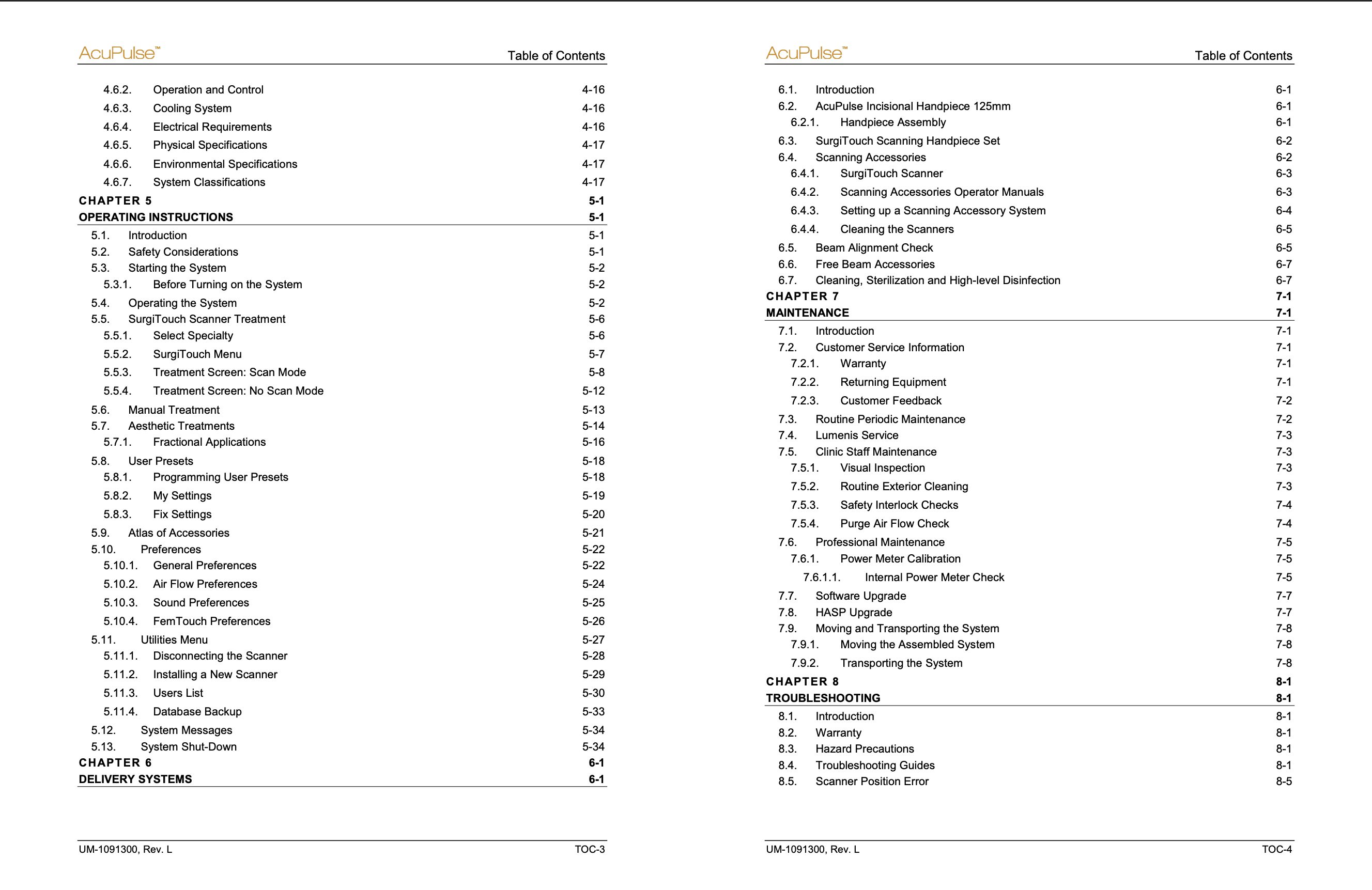 Lumenis AcuPulse Operator User Manual & Clinical In-Service Training Manual - PDF Download - Image 4