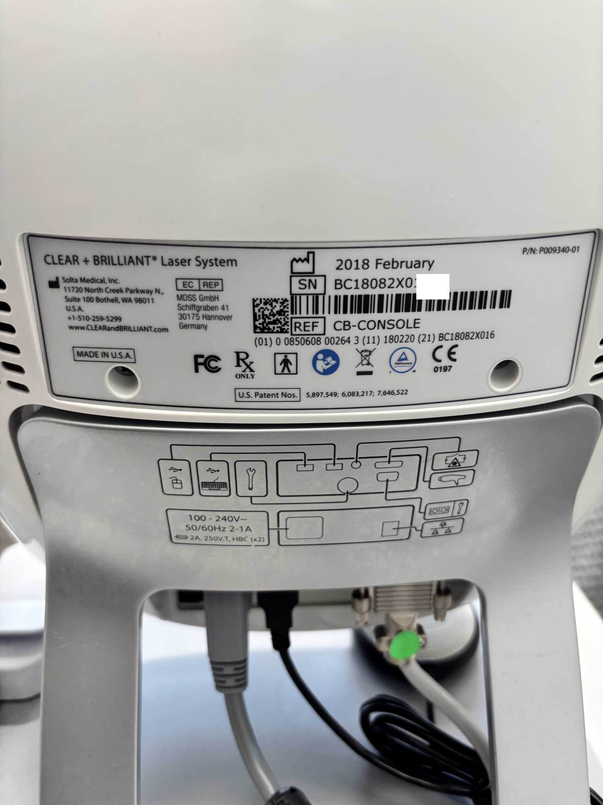 2018 Solta Clear + Plus and Brilliant - with BRAND NEW 1440nm Handpiece & Permea 1927nm Handpiece – Fractional Pigment & Fine Lines Reduction, Skin Rejuvenation - INCLUDES CONSUMABLE PURCHASING SUPPORT, MANUFACTURER WARRANTY until 08/15/2026 & Free Shipping (km/ter)x - Image 17