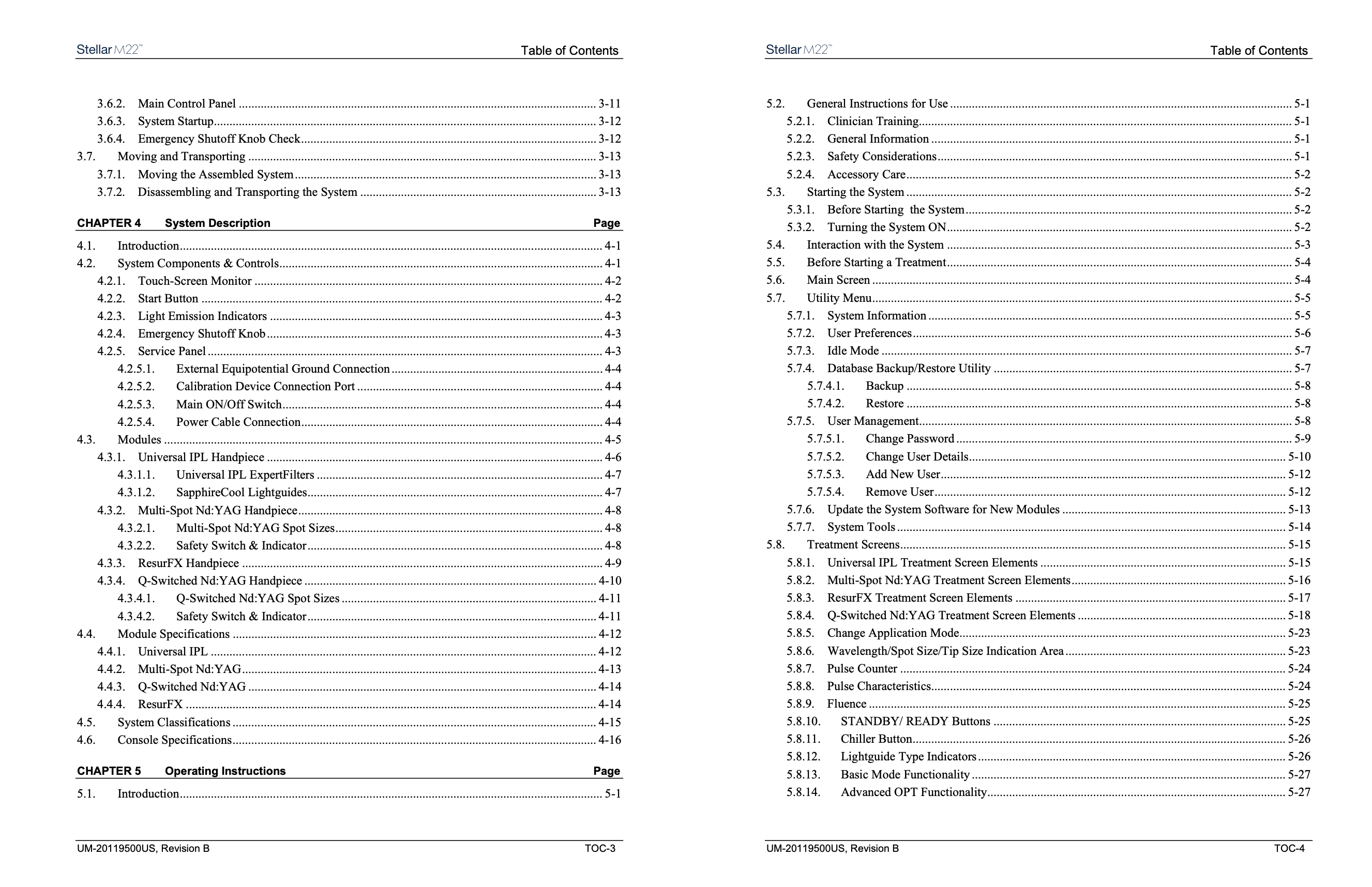Lumenis Stellar M22 User Manual & Treatment Guidelines - PDF Download - Image 4