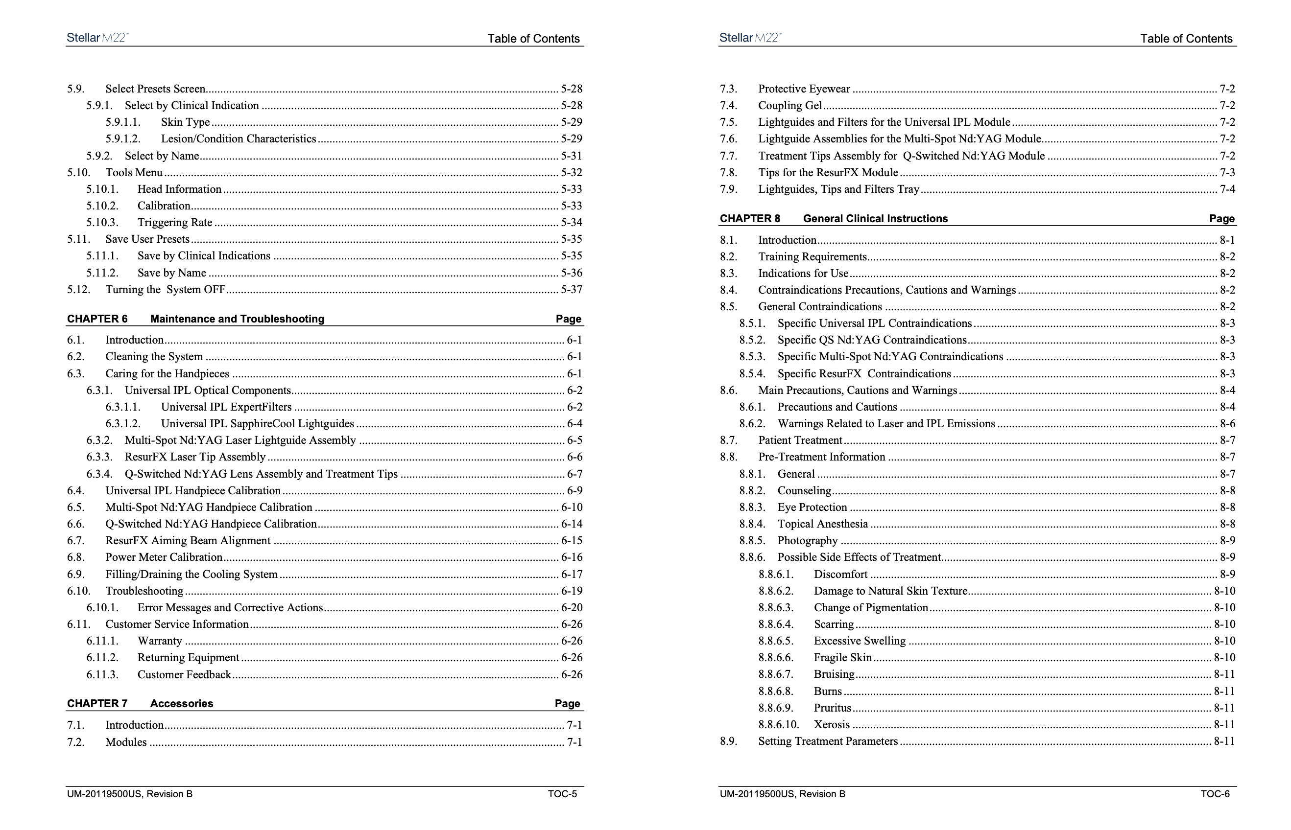 Lumenis Stellar M22 User Manual & Treatment Guidelines - PDF Download - Image 5