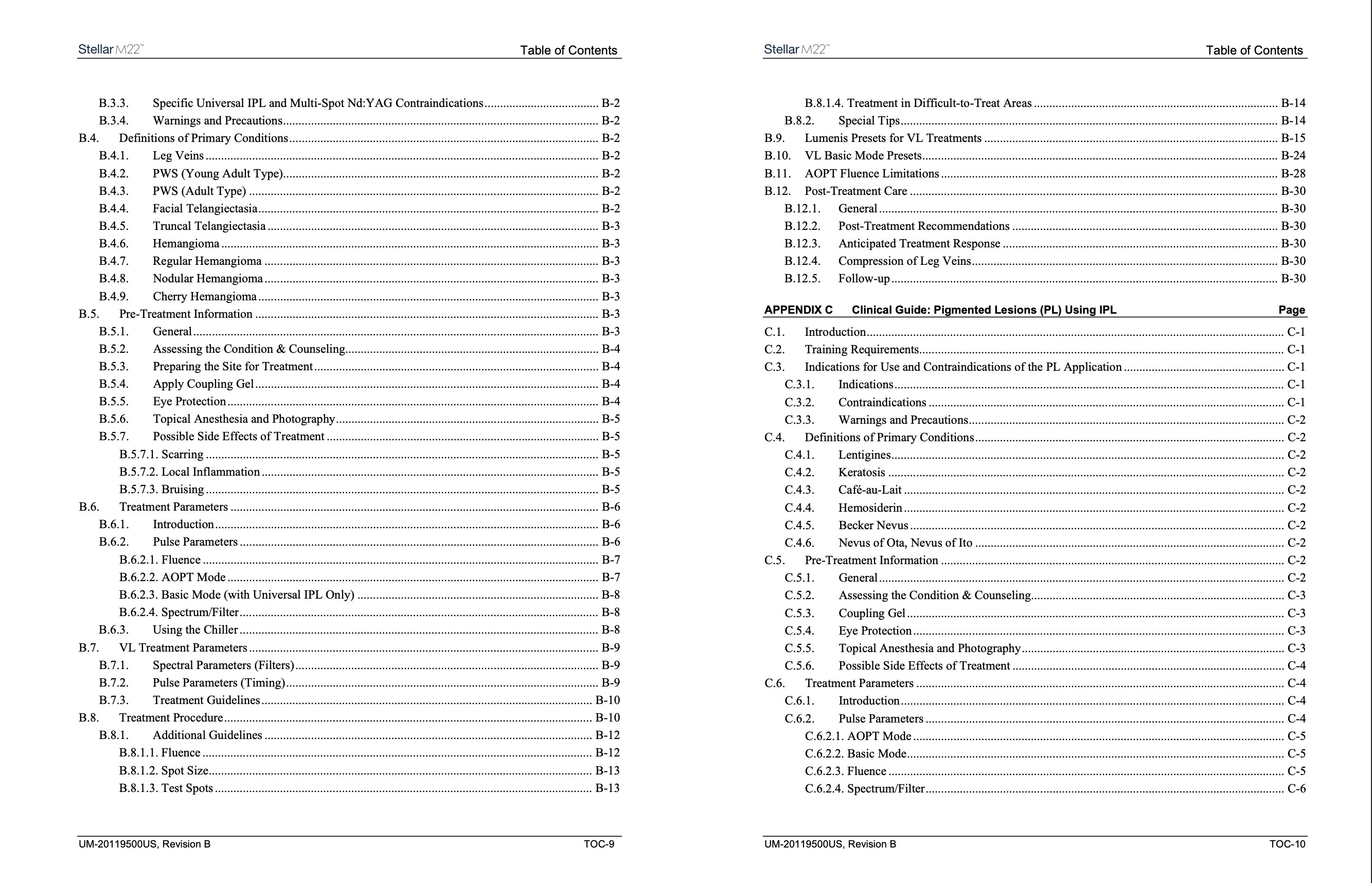 Lumenis Stellar M22 User Manual & Treatment Guidelines - PDF Download - Image 7