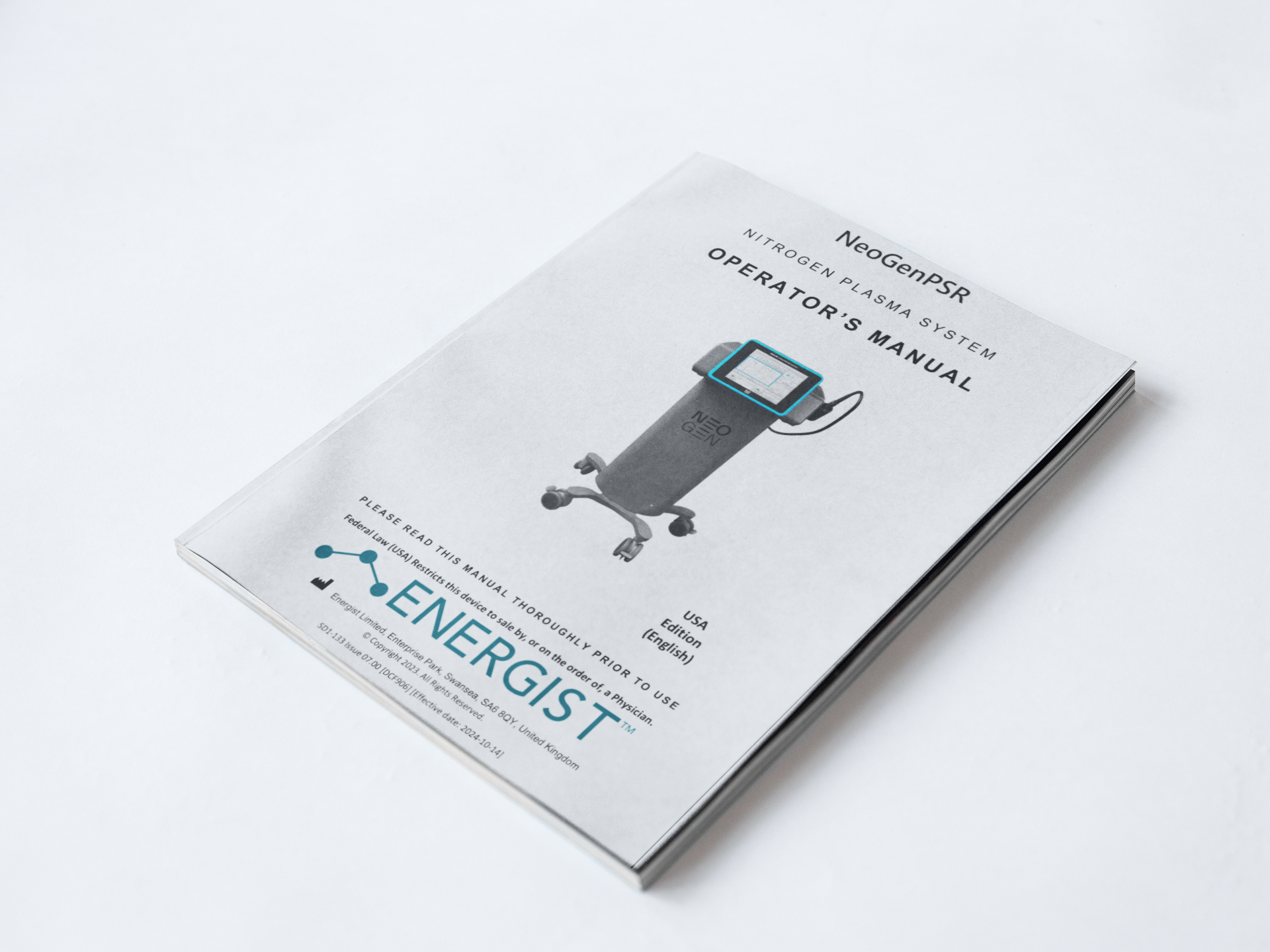 Energist NeoGenPSR User Manual