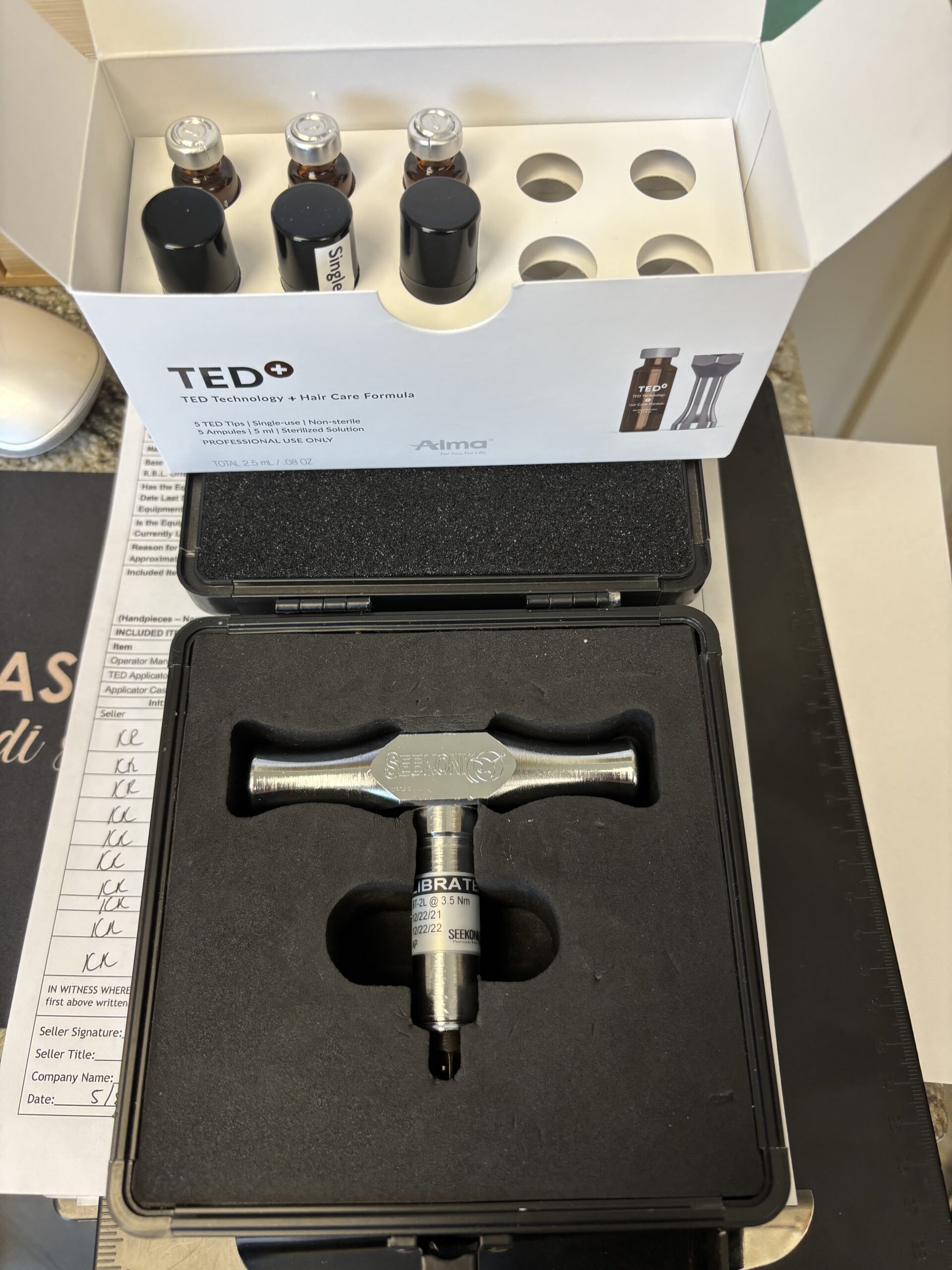 2022 Alma TED TransEpidermal Delivery - Non-Invasive Hair Restoration - Scalp Treatment - INCLUDES SUPPORT FOR CONSUMABLE PURCHASING - Free Shipping & Warranty (km/rin)s - Image 7