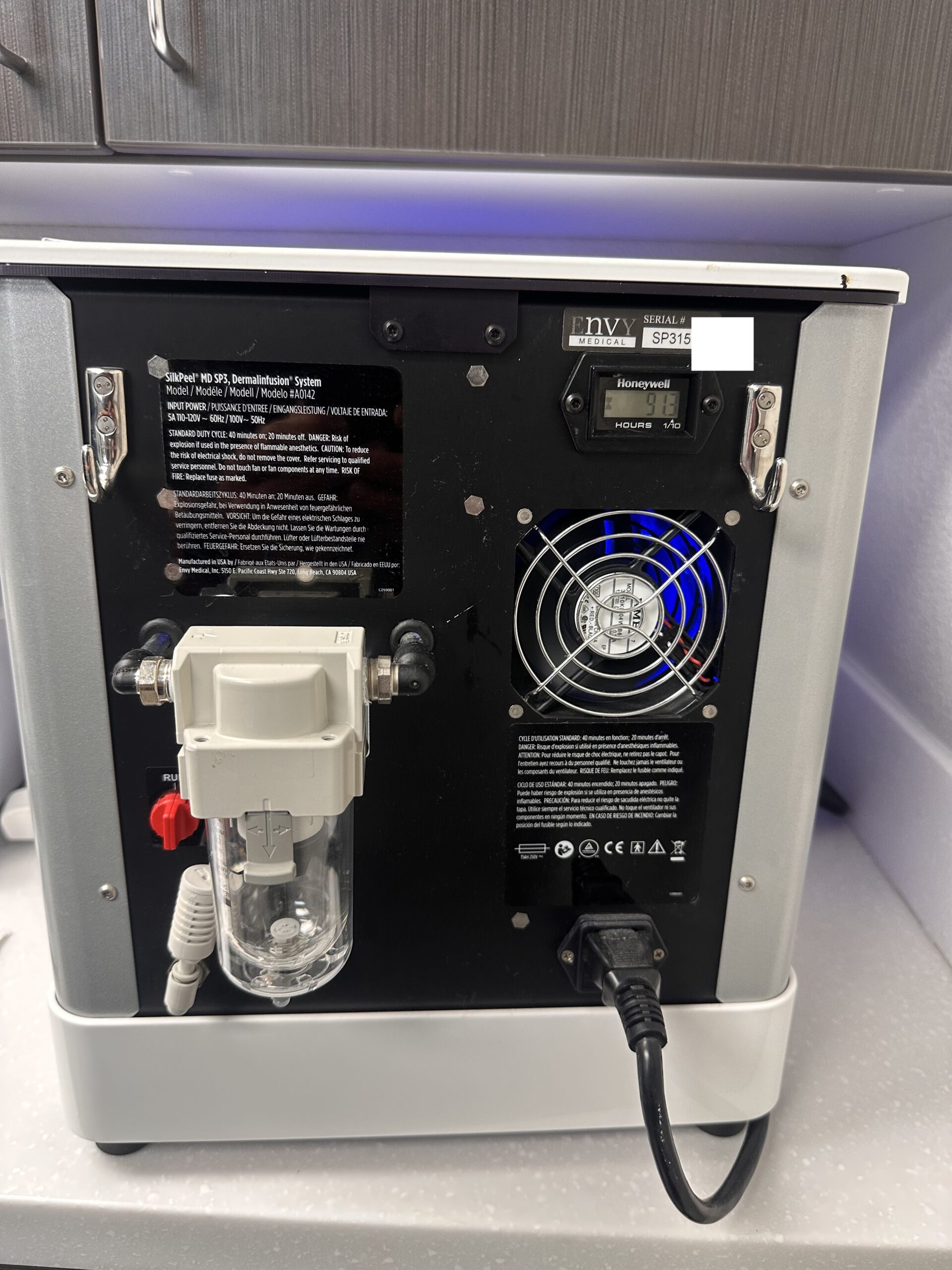 2020 Envy Medical Allergan Aesthetics Diamond Glow SP3 Dermalinfusion Facial System - Hour Count = 91 Hours - Free Shipping & 90 Day Warranty (km/swi) - Image 5