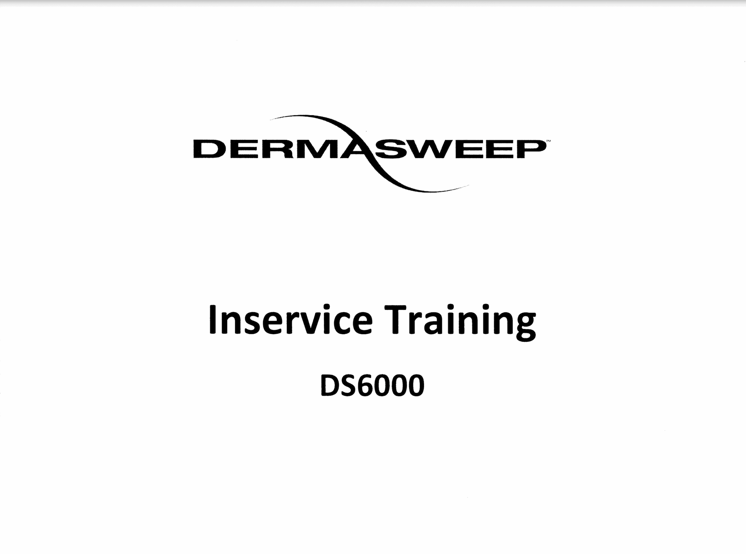 DermaSweep DS 6000 Instruction Manual, Cleaning & Sterilization & Clinical In-Service Training – PDF Download - Image 5