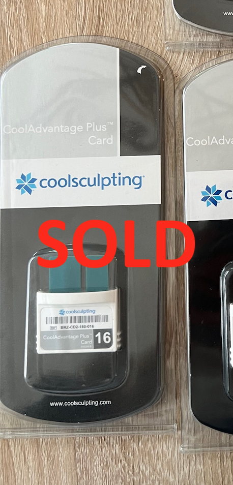 (16) Cycles CoolAdvantage Plus Coolsculpting CoolCard for Zeltiq Coolsculpting - Free Shipping & Warranty (km/chr)