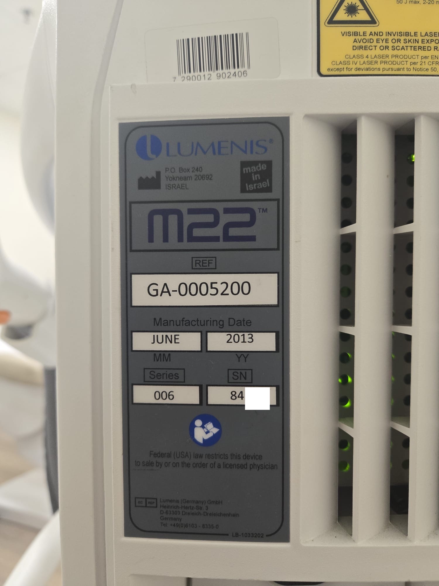 2013 Lumenis Stellar M22 with 5 Handpieces - (2) IPL, Nd Yag, Q-switched, & ResurfX - ONLY 79,671 SYSTEM PULSES - Excellent Condition - Free Shipping & Warranty (km/qui)x - Image 27