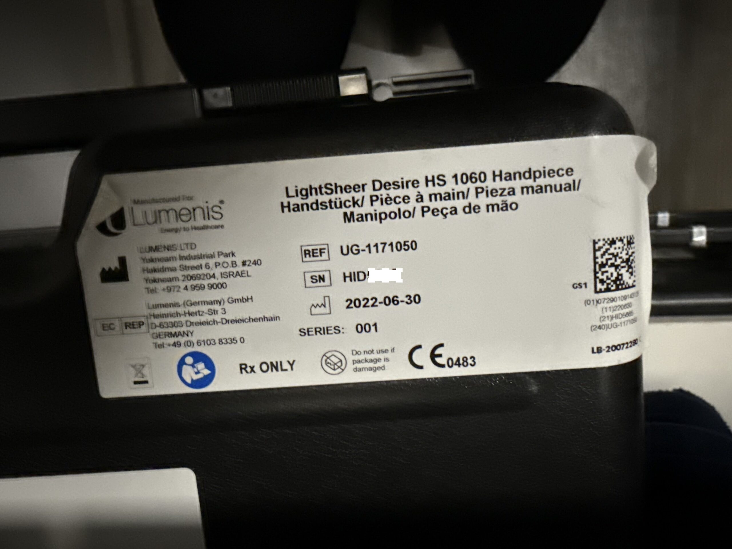 2022 Lumenis Lightsheer Quattro with (4) Handpieces with Low Pulses for Diode Hair Removal, Pigment, Vascular, Wrinkles, 4 Handpieces – HS 805 nm, HS 1060 nm with 22 x 35 mm Spot Sizes, XC 805 12x12mm, ET 1060 9x9mm Spot Sizes - Free Shipping & Warranty (jp/jus)x - Image 16