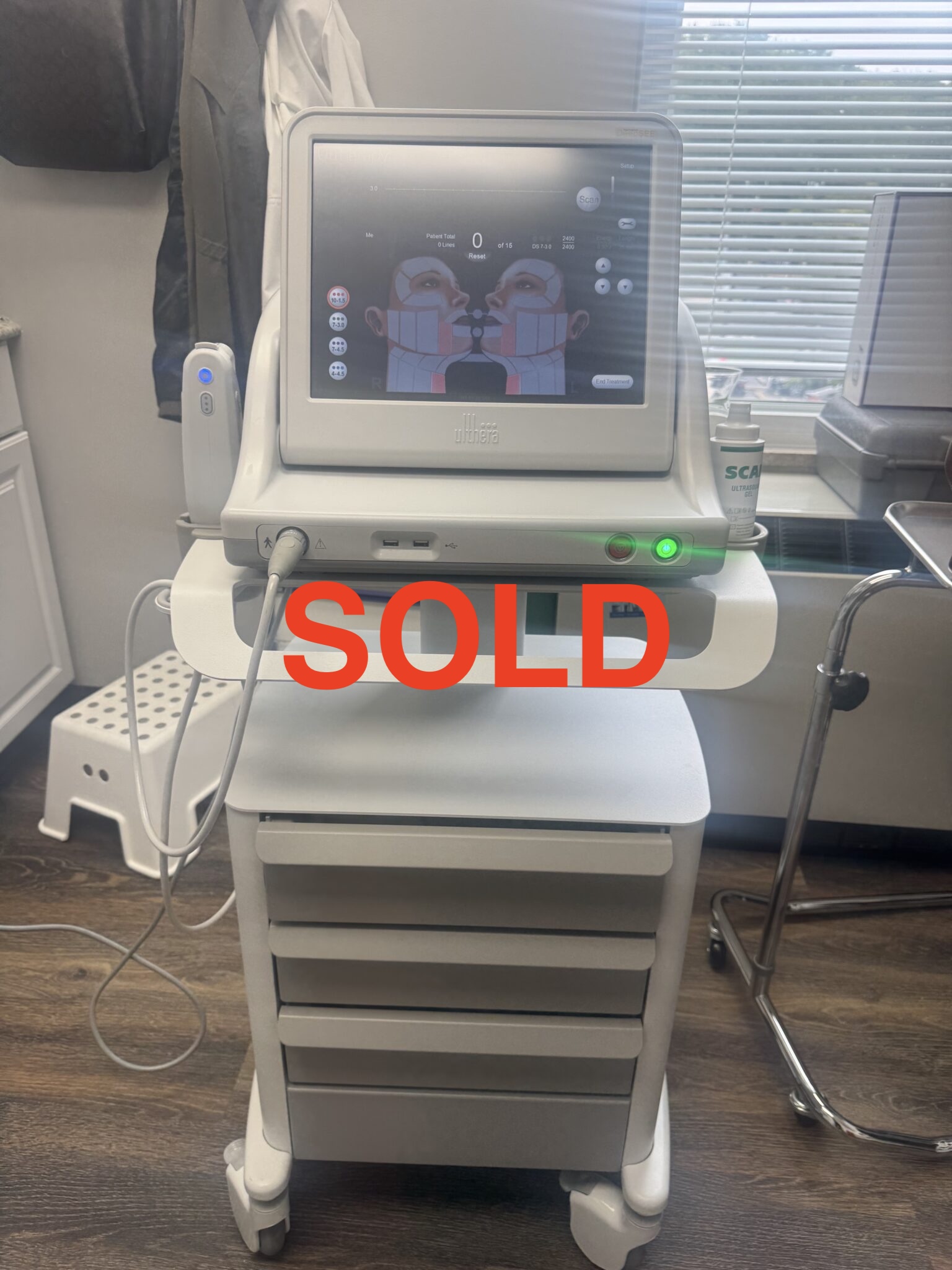 2021 Merz Ulthera Ultherapy Ultrasound Skin Tightening System with UH-2 DeepSee Handpiece - Free Shipping & Warranty (km/dev-vw)s
