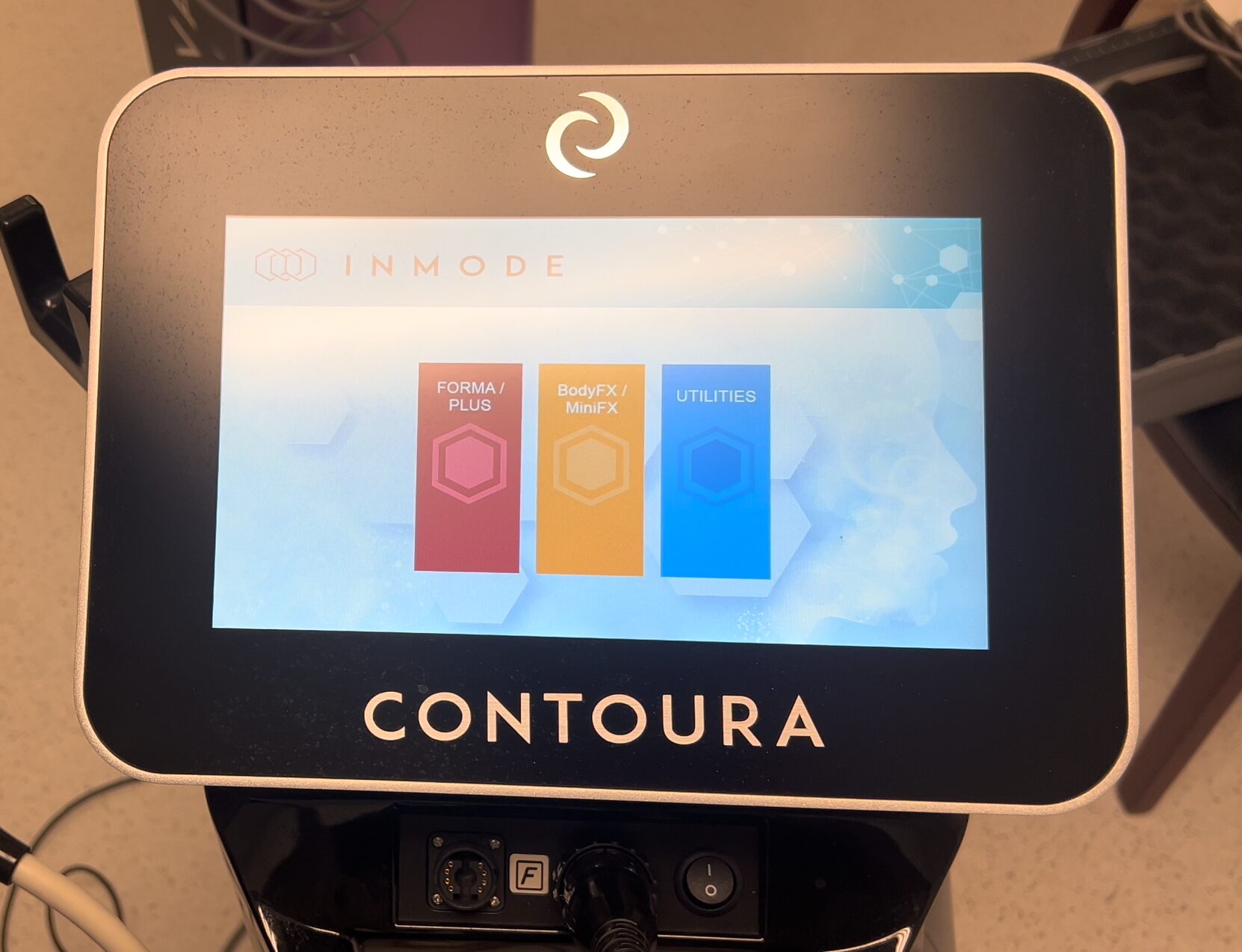 2018 InMode Contoura w/ (3) Handpieces - (1) Plus, (1) BodyFx, & (1) MiniFx Handpieces - Radio Frequency Cellulite Reduction & Smoothing & Skin Tightening - Perfect Condition - Free Shipping and Warranty (km/dan-ve)s - Image 5