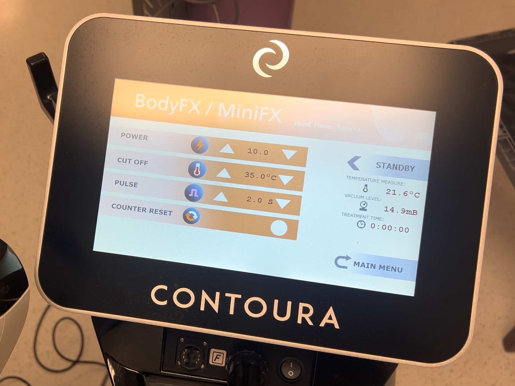2018 InMode Contoura w/ (3) Handpieces - (1) Plus, (1) BodyFx, & (1) MiniFx Handpieces - Radio Frequency Cellulite Reduction & Smoothing & Skin Tightening - Perfect Condition - Free Shipping and Warranty (km/dan-ve)s - Image 7