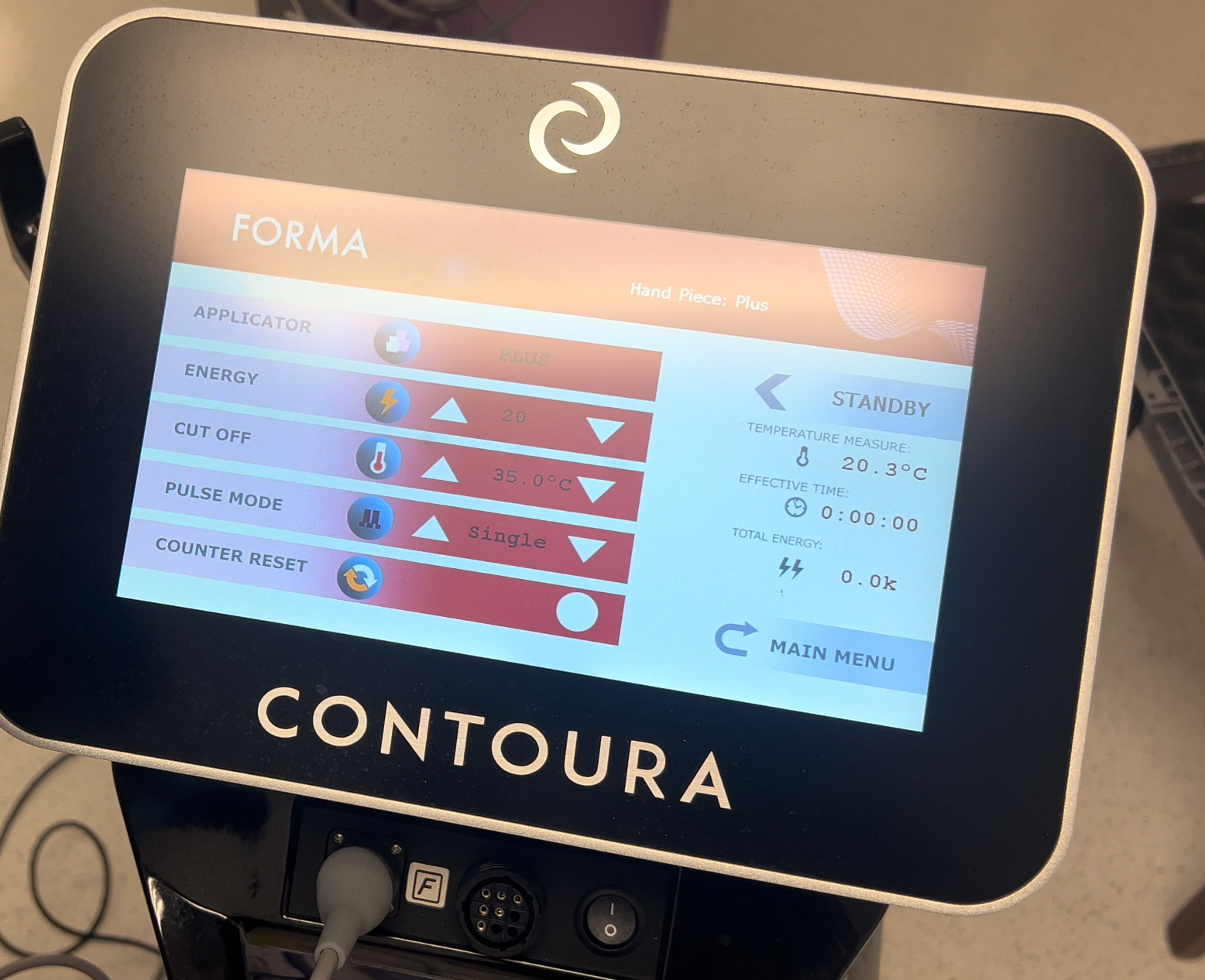 2018 InMode Contoura w/ (3) Handpieces - (1) Plus, (1) BodyFx, & (1) MiniFx Handpieces - Radio Frequency Cellulite Reduction & Smoothing & Skin Tightening - Perfect Condition - Free Shipping and Warranty (km/dan-ve)s - Image 8