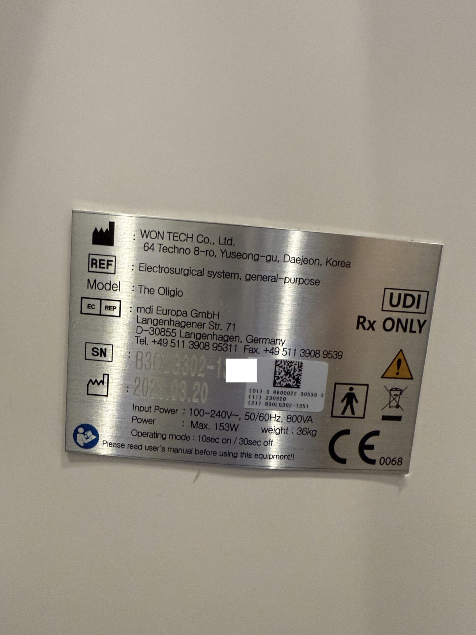 2023 Wontech Oligio Monopolar RF Non-Invasive Anti-Aging for the EYE AREA, FACE & NECK - Skin Tightening & Collagen Production - INCLUDES FREE RECERTIFICATION w/1 YEAR MANUFACTURER WARRANTY & CONSUMABLE PURCHASING SUPPORT - (km/ahn)s - Image 21