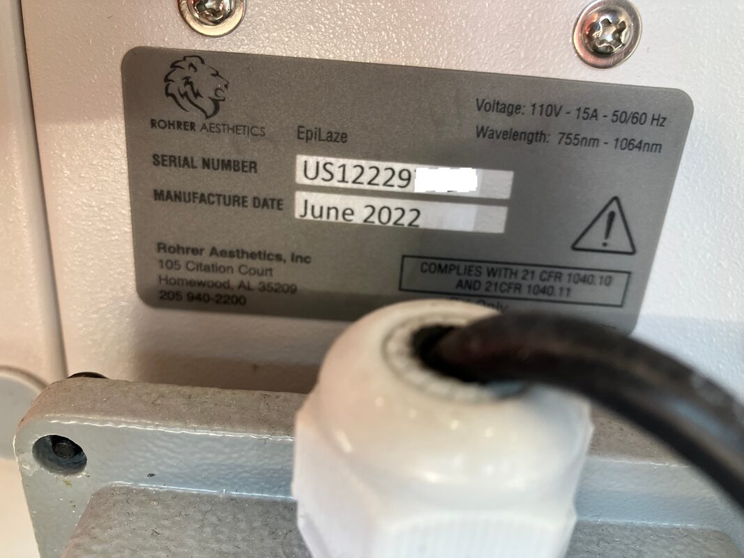 2022 Rohrer Epilaze Hair Removal for Skin Types I - VI - LOW PULSES - Includes 3 Handpieces Diode 810nm & (2) Nd Yag 1064nm Hair Removal Laser with Free Warranty & Shipping - NO CONSUMABLES REQUIRED (jp/jg46-01)s - Image 22