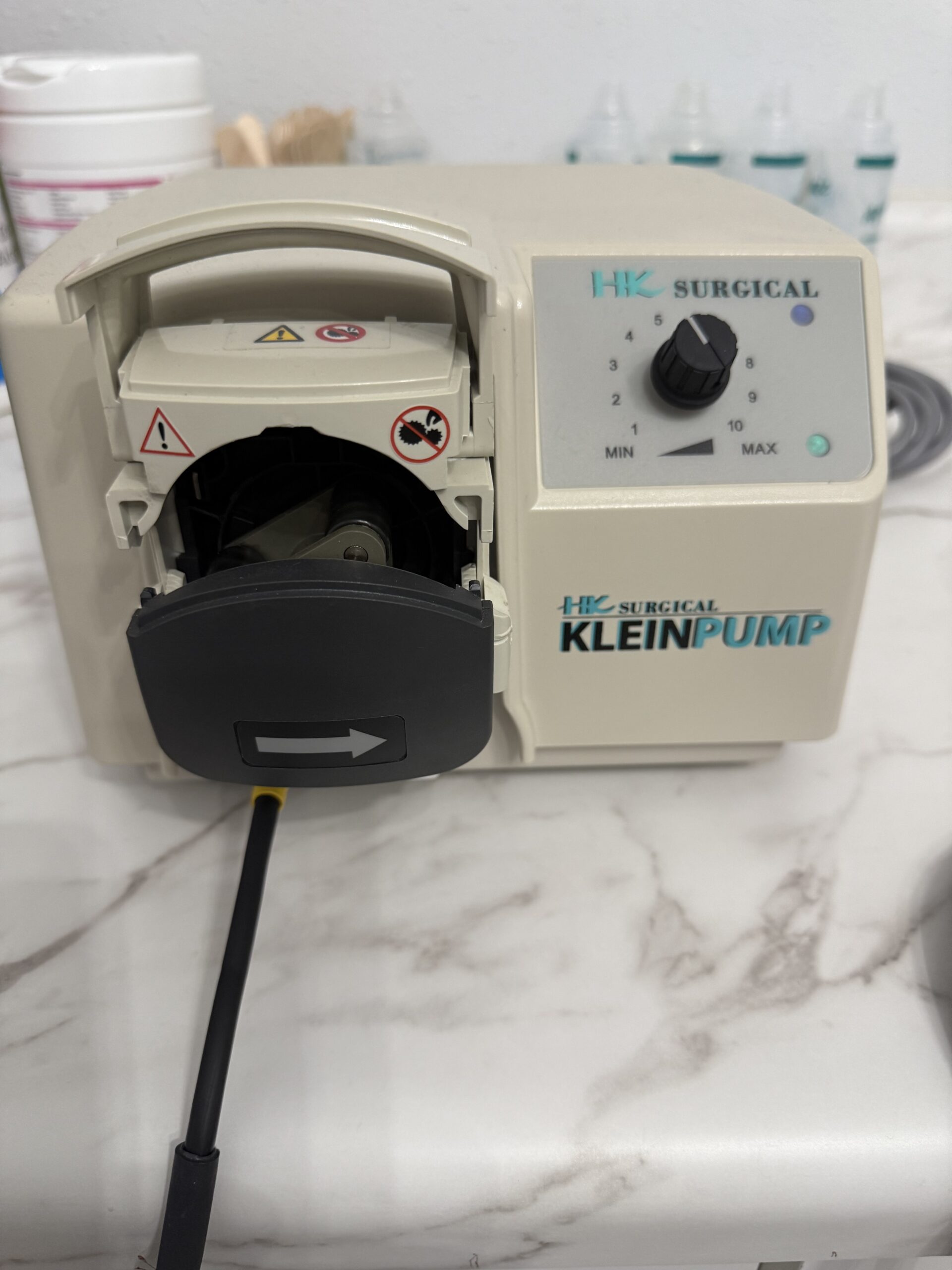 2021 HK Surgical Klein KIP-II Infiltration Pump - Controlled Delivery of Tumescent Local Anesthesia - Perfect Condition, ONLY USED 5X - Includes Warranty & Free Shipping (km/rey-ve)s