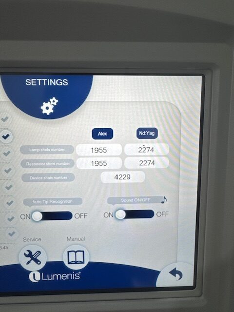 2025 Lumenis Splendor X 755nm Alexandrite & 1064m Nd:YAG Laser Hair Removal for all Skin & Hair Types, Pigment, Vascular & Wrinkle Reduction - BlendX Technology - Includes Zimmer Cryo Chiller, Free Shipping & Warranty(km/mir)x - Image 16